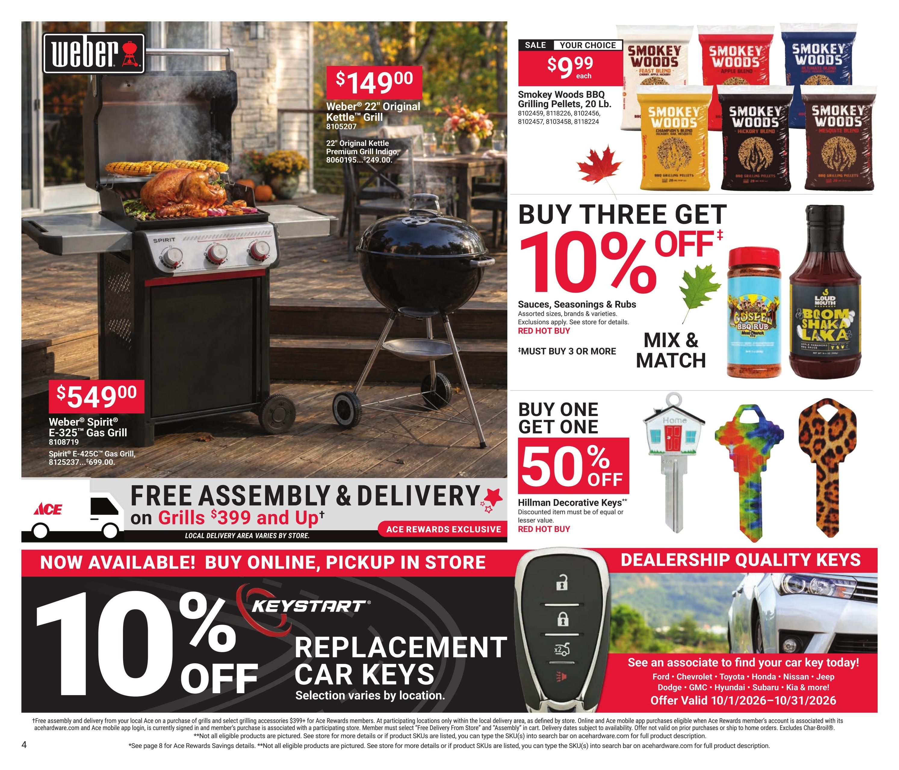 Ace Hardware (Altamonte Springs Area, FL) Fall Into Savings Weekly Ad October 1 - 31, 2026