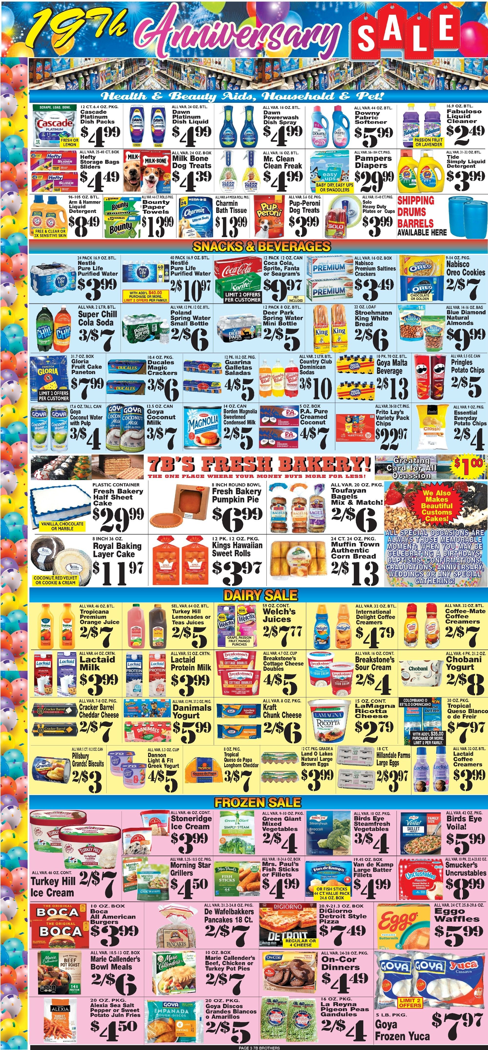 7 Brothers Supermarket Weekly Ad October 1 - 15, 2026