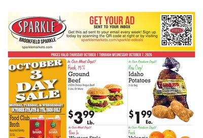 Sparkle Markets (Brookfield, OH) Weekly Ad October 1 - 7, 2026