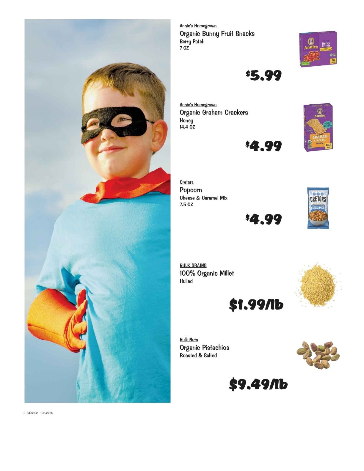 Yes! Organic Market Monthly Sales Weekly Ad October 1 - 31, 2026