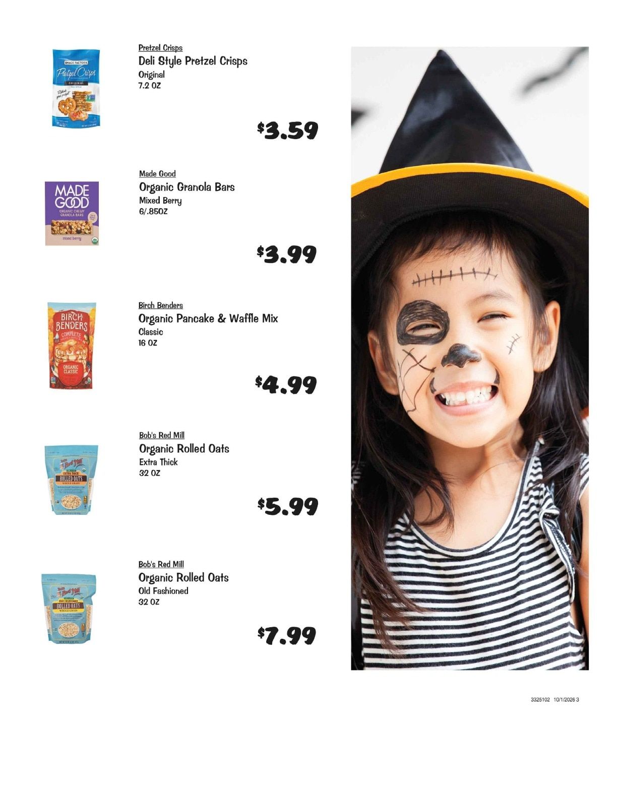 Yes! Organic Market Monthly Sales Weekly Ad October 1 - 31, 2026