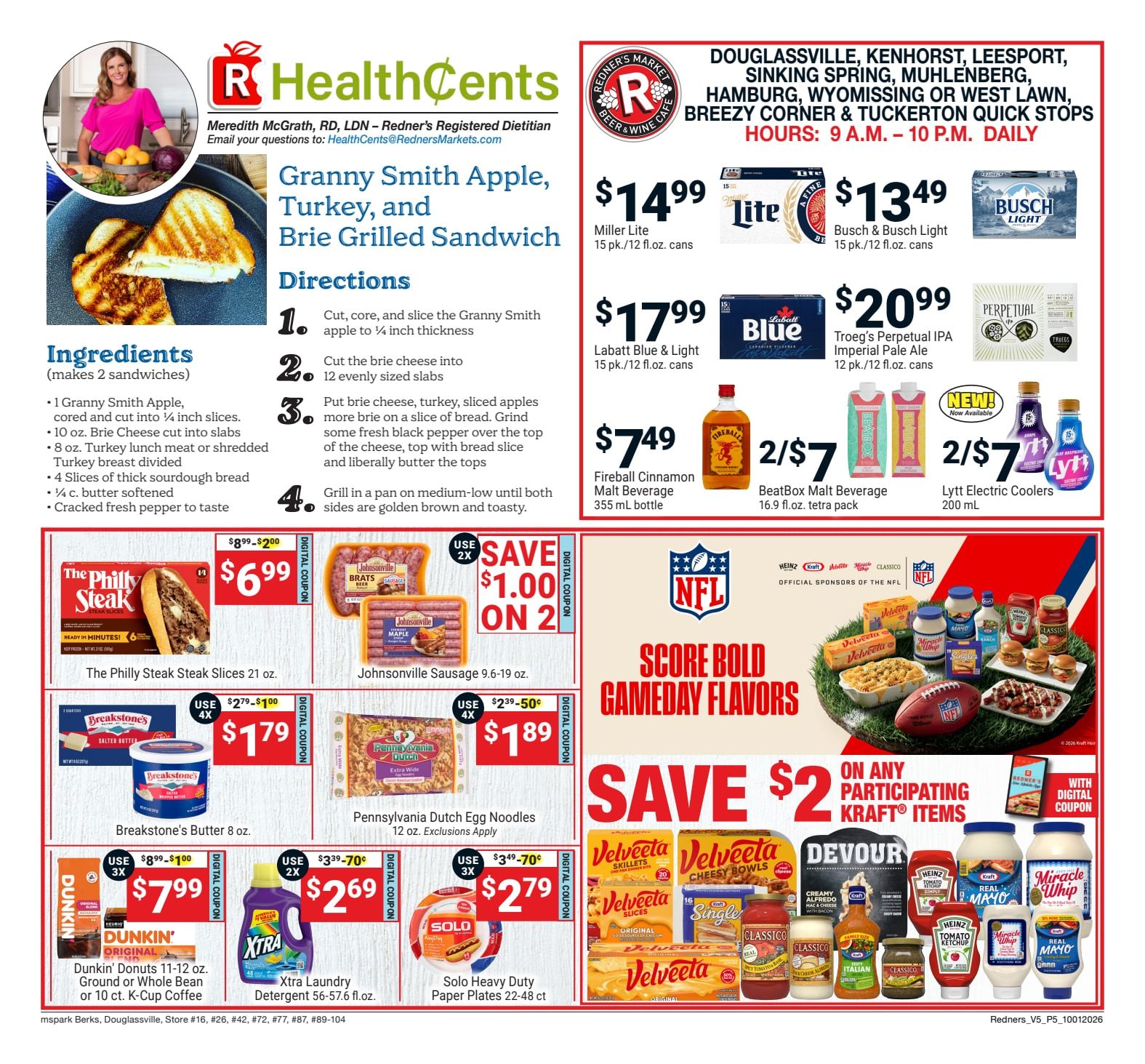 Redner's Markets (Douglassville and other locations, PA) Weekly Ad October 1 - 7, 2026