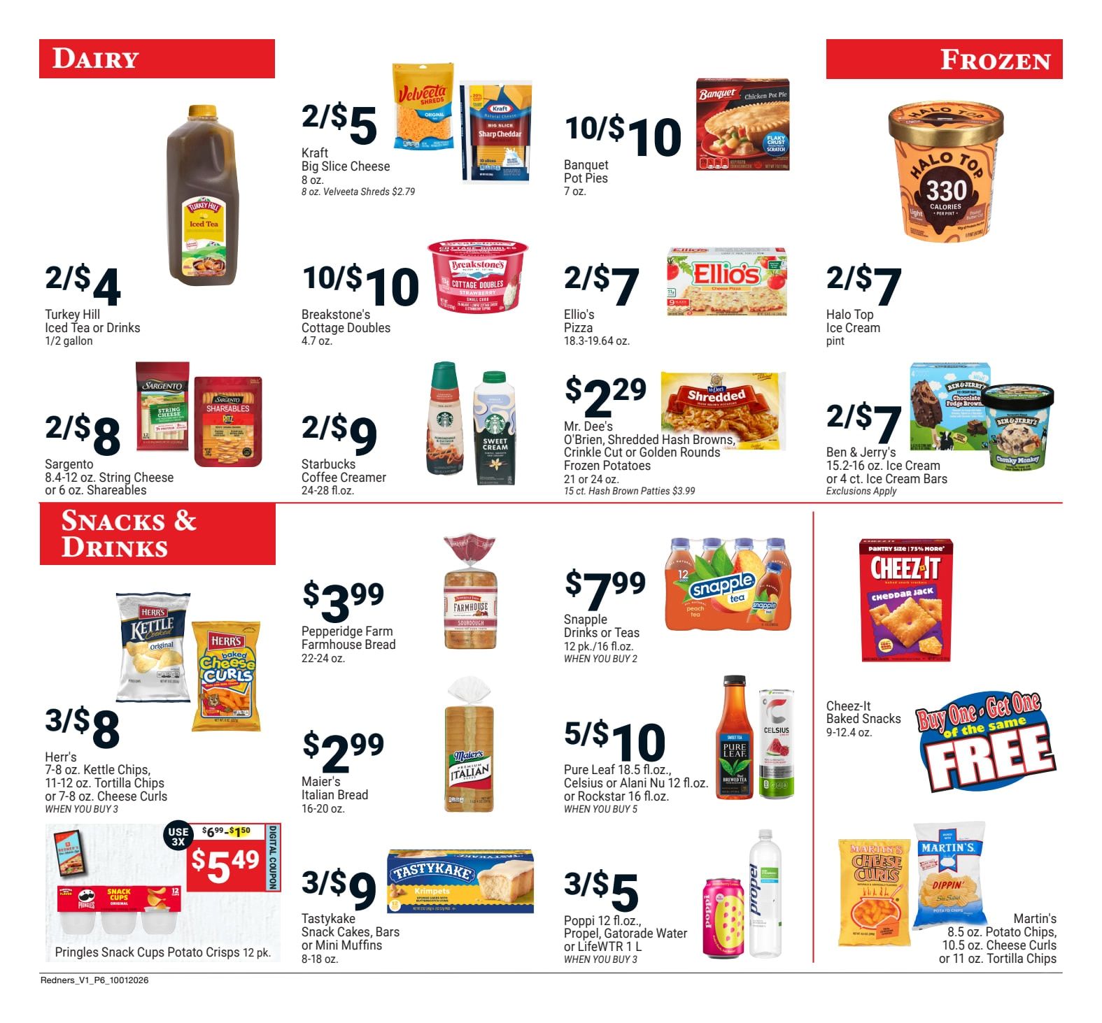 Redner's Markets (Douglassville and other locations, PA) Weekly Ad October 1 - 7, 2026