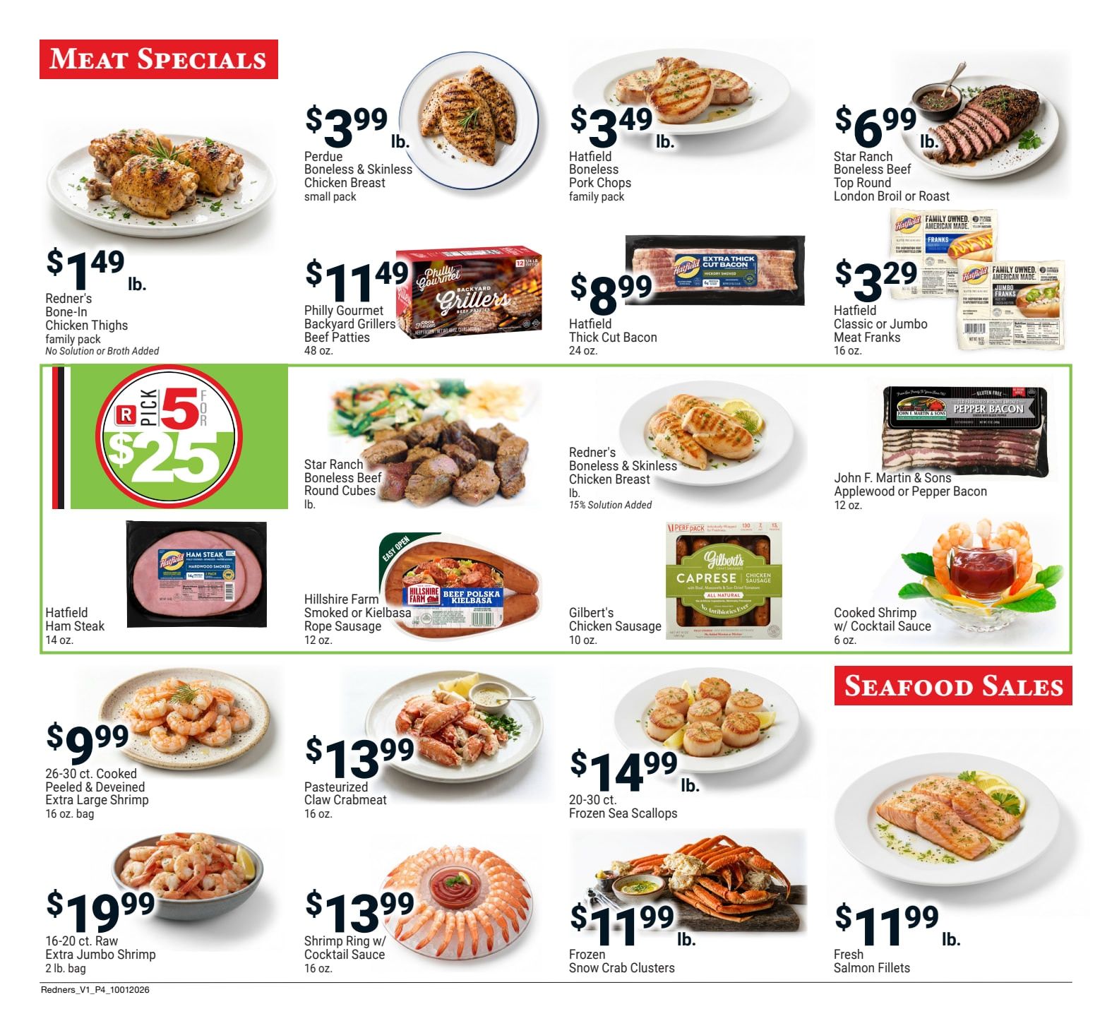 Redner's Markets (Ephrata and other locations, PA) Weekly Ad October 1 - 7, 2026