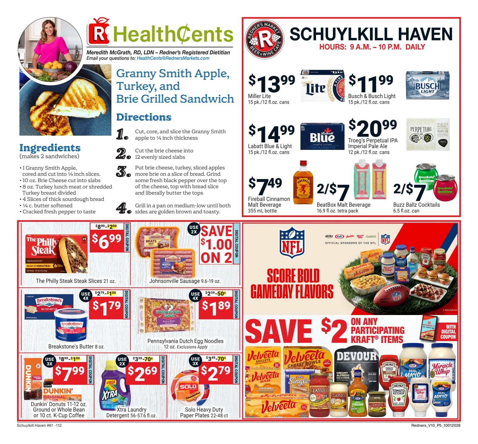 Redner's Markets (Schuylkill Haven, PA) Weekly Ad October 1 - 7, 2026