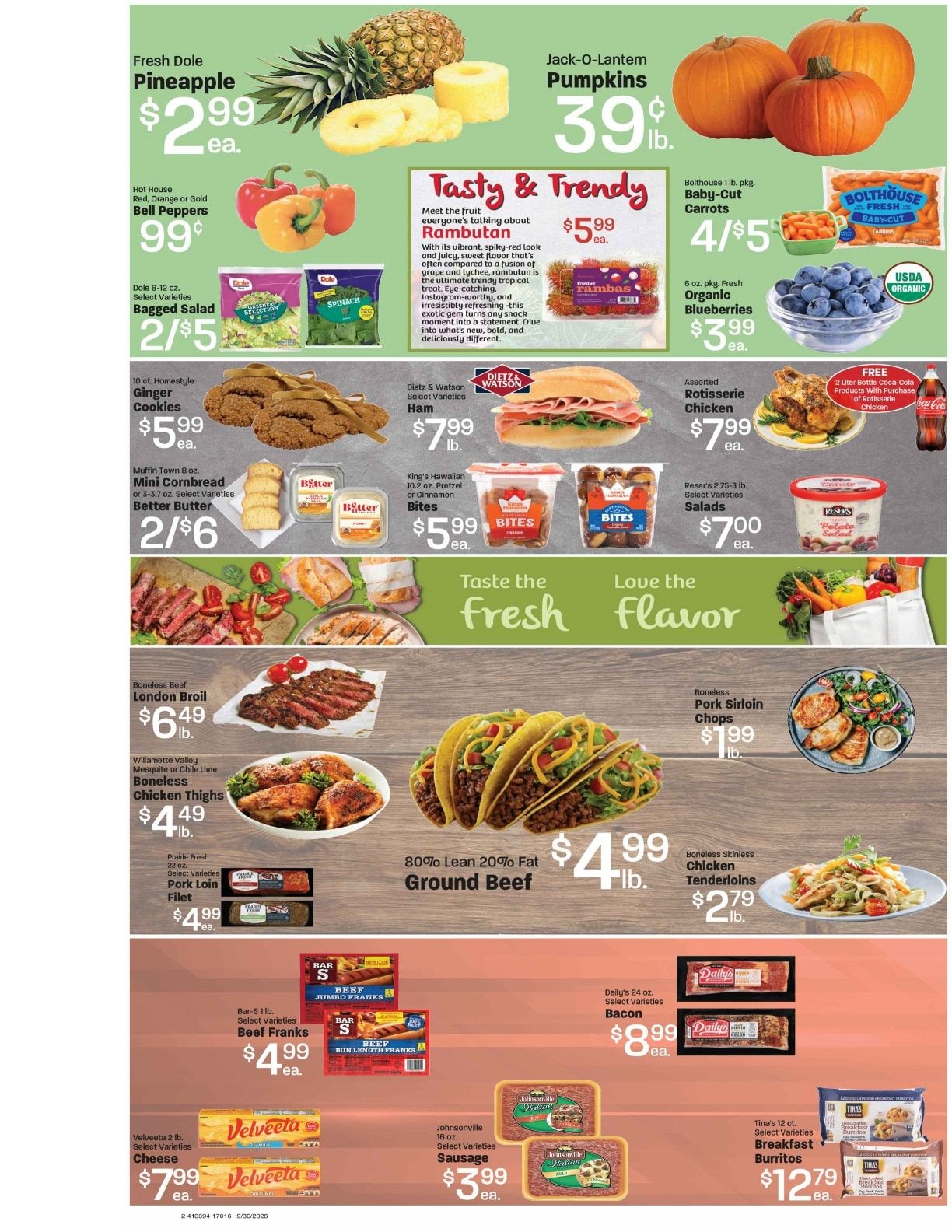 Lallatin Food Town Weekly Ad October 1 - 7, 2026