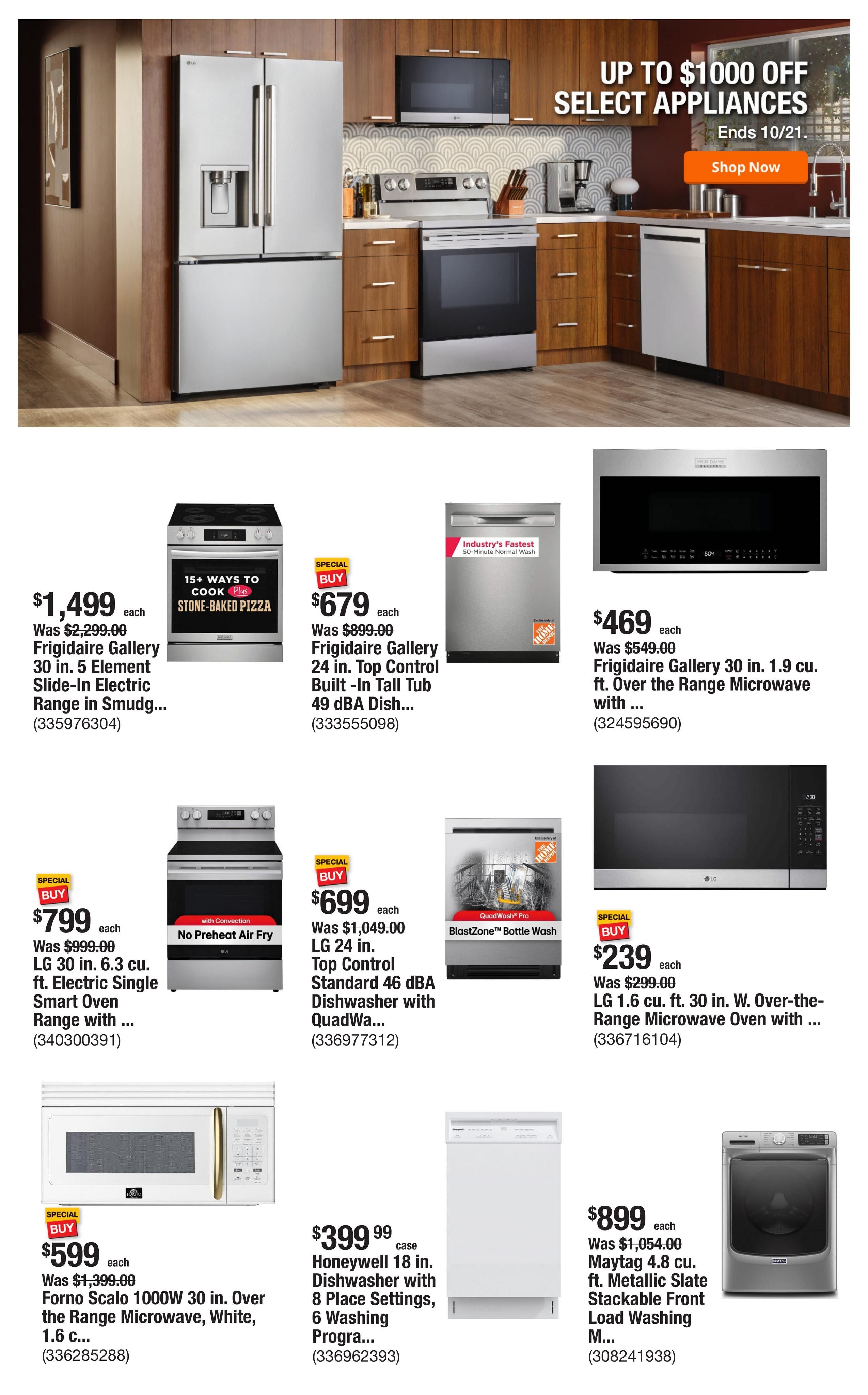 Home Depot Weekly Ad October 1 - 8, 2026