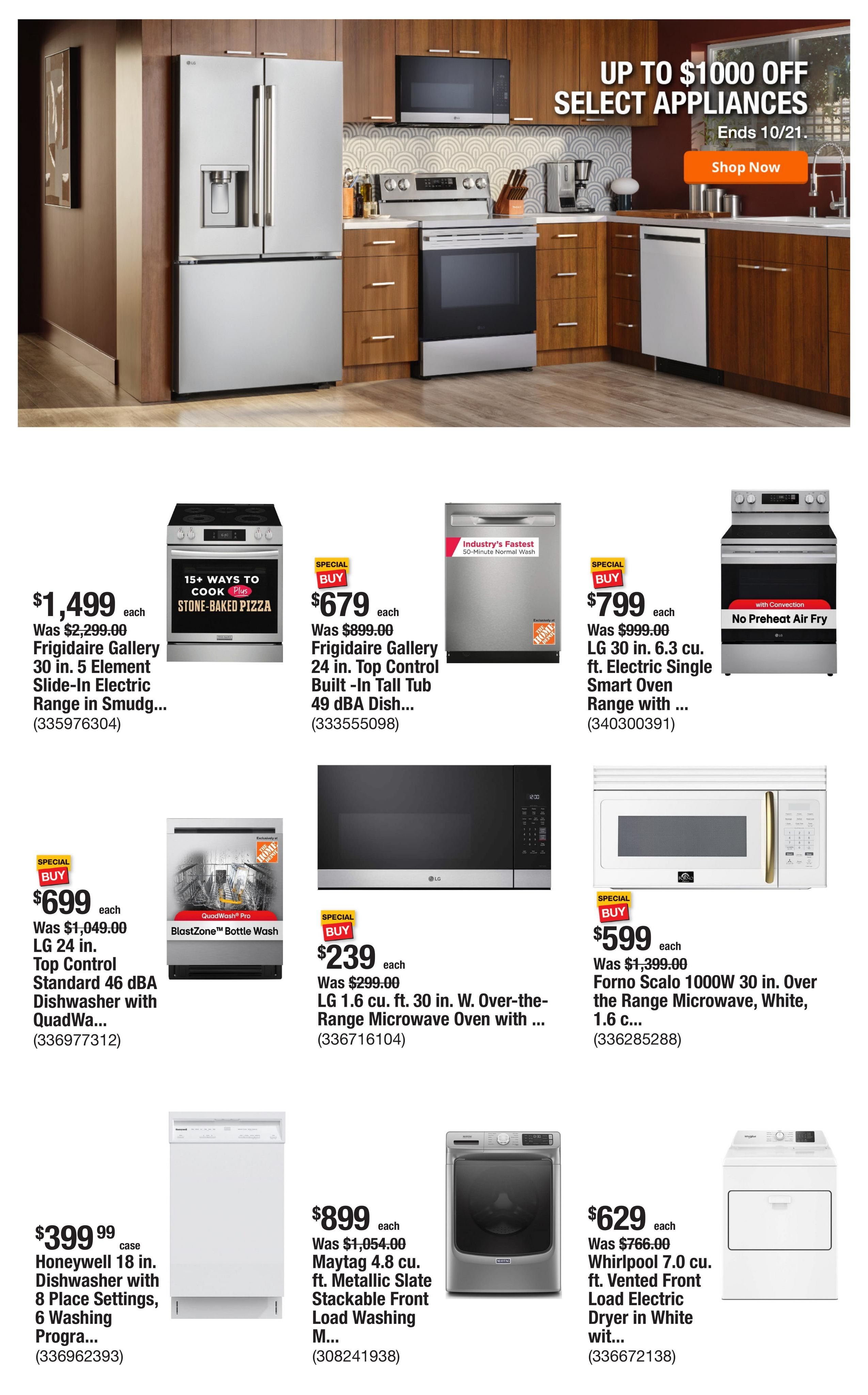 Home Depot (Bangs-Midland Area, TX) Weekly Ad October 1 - 8, 2026