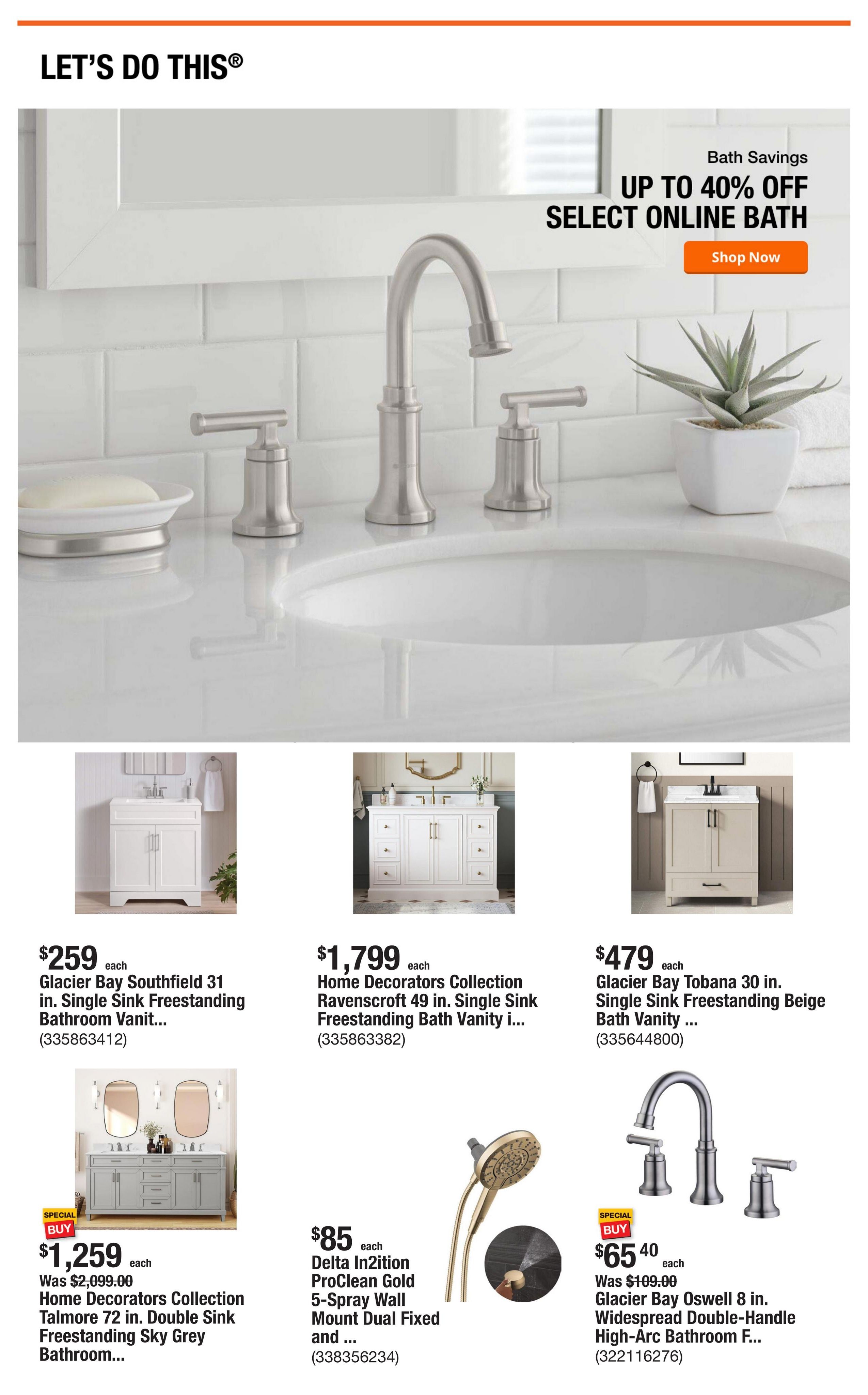 Home Depot (Carrollton-Tyler Area, TX) Weekly Ad October 1 - 8, 2026