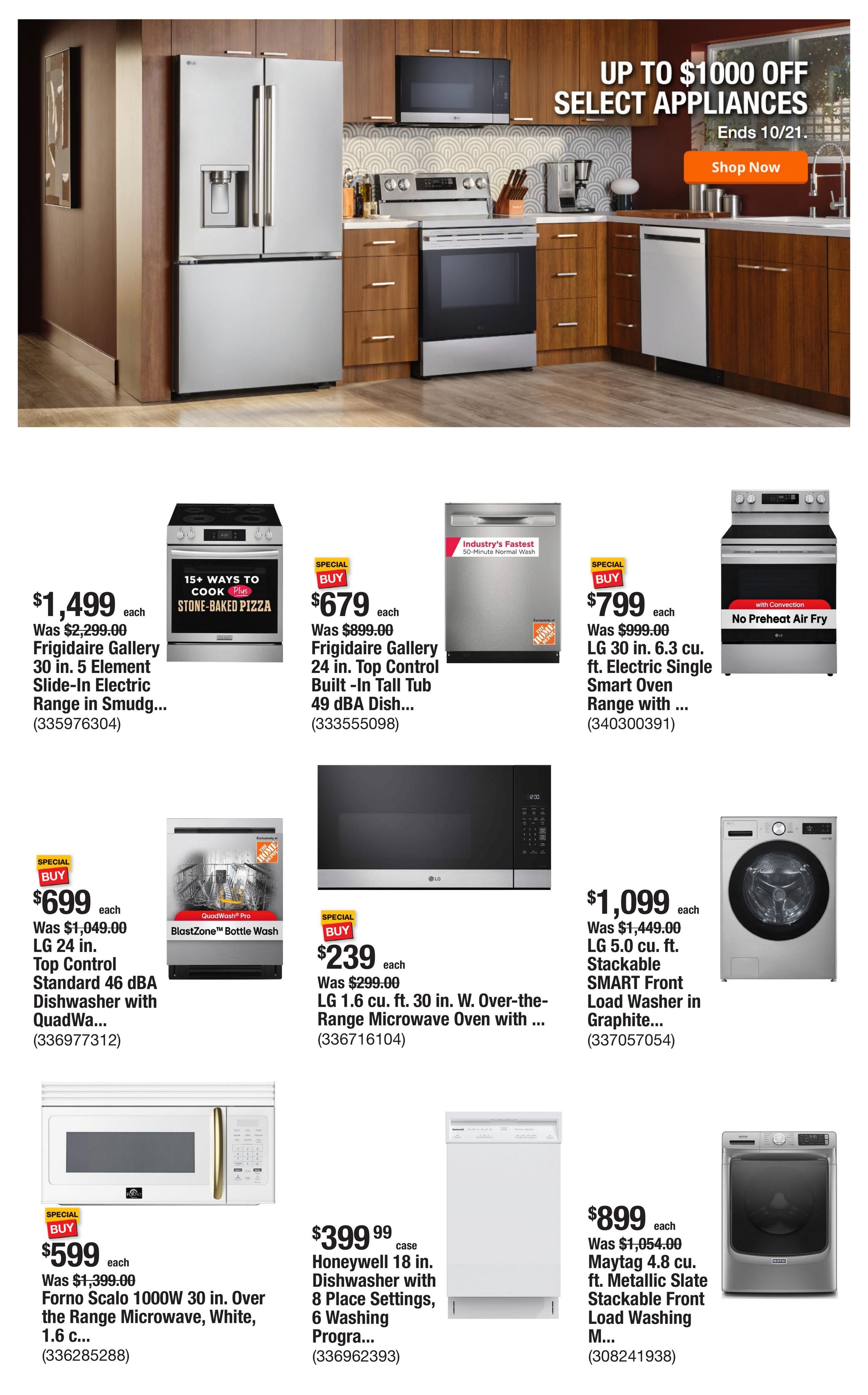 Home Depot (Peoria Area, AZ) Weekly Ad October 1 - 8, 2026