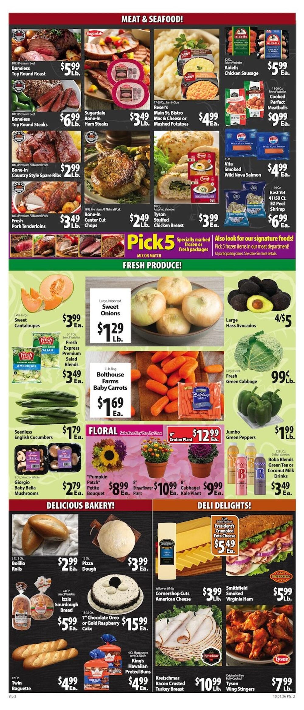 Martino's BI-LO Weekly Ad October 1 - 7, 2026