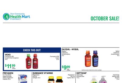 Health Mart Pharmacy Weekly Ad October 1 - 31, 2026
