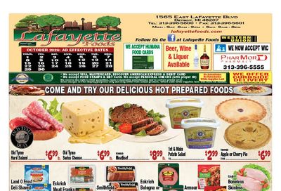 Lafayette Foods Weekly Ad October 1 - 30, 2026