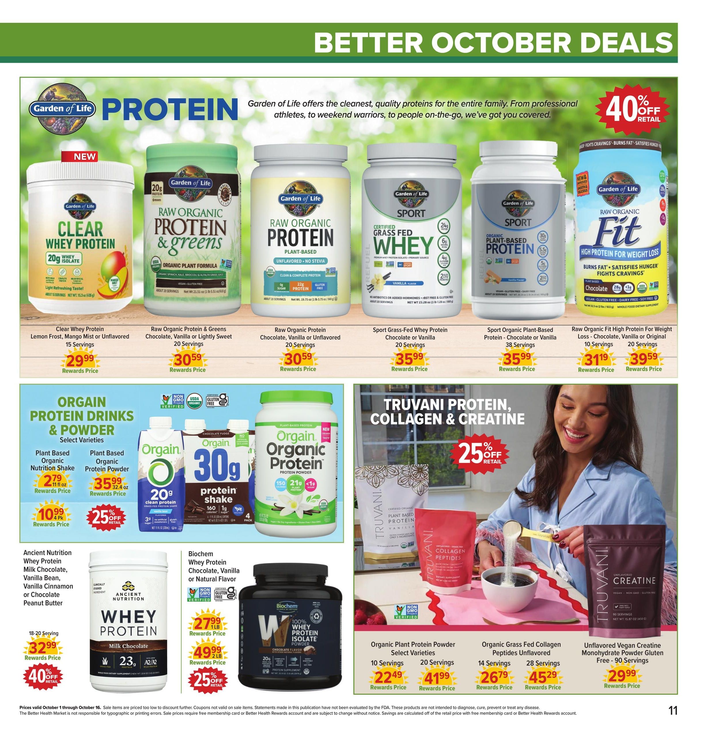 Better Health Market Weekly Ad October 1 - 16, 2026