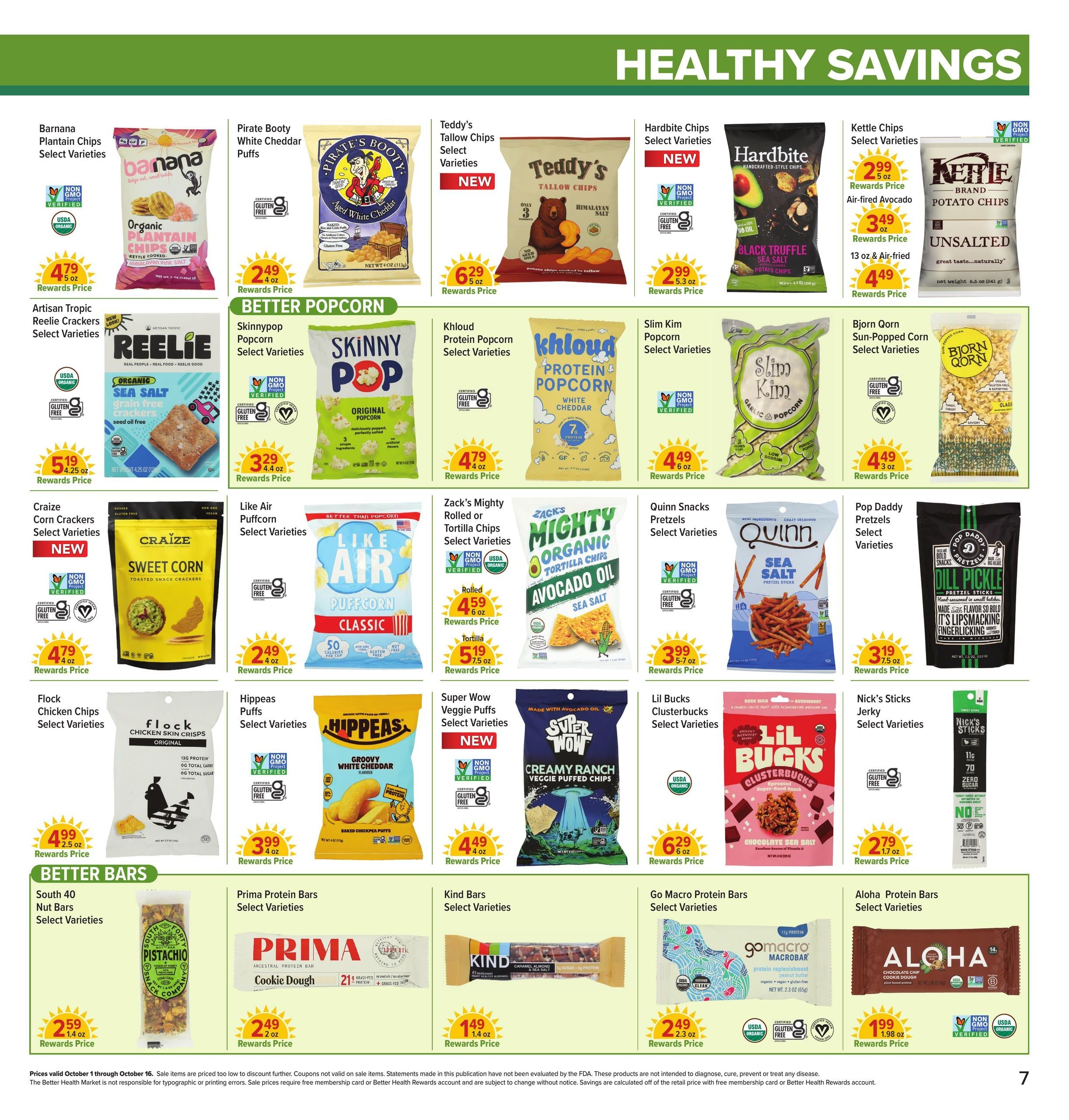 Better Health Market Weekly Ad October 1 - 16, 2026