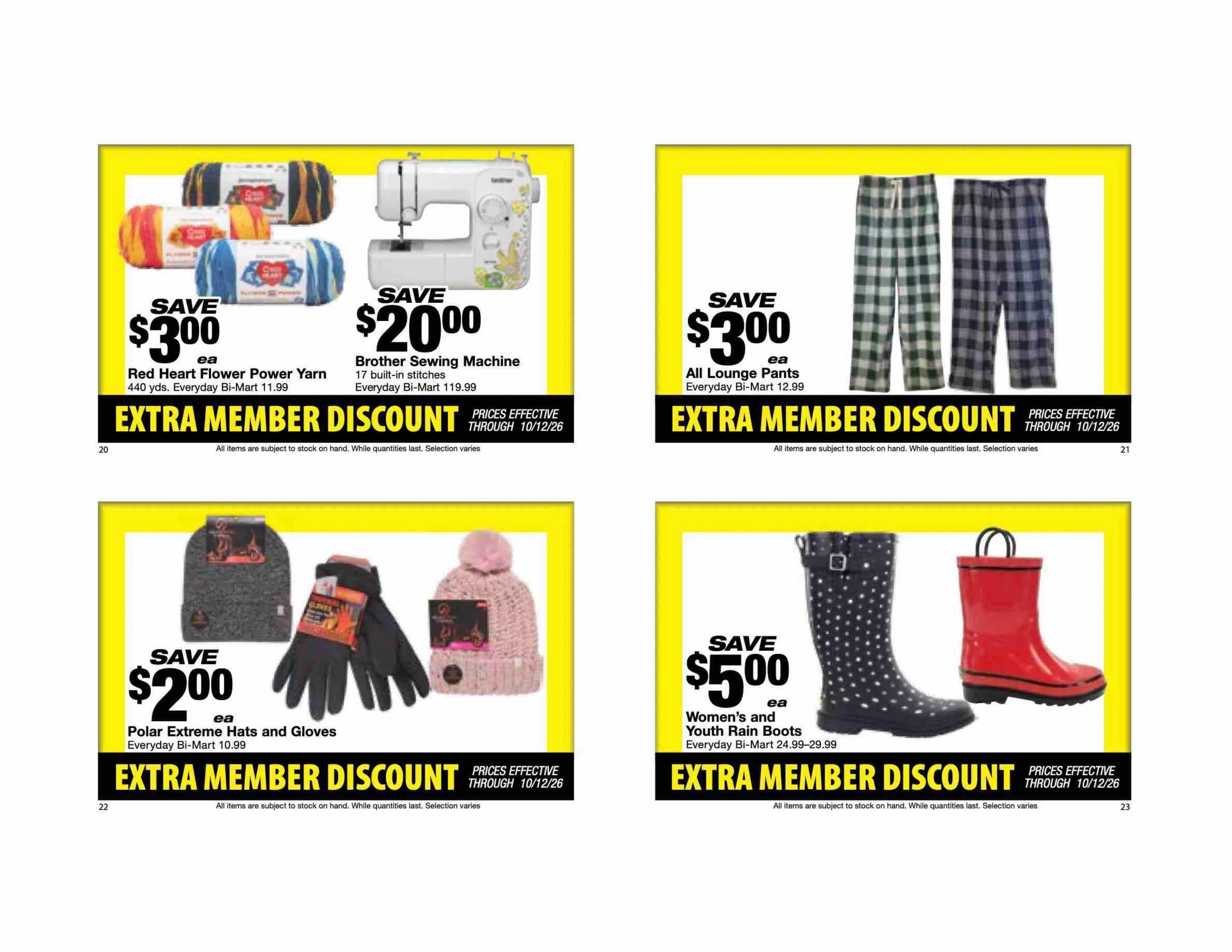 Bi-Mart Weekly Ad September 29 - October 12, 2026
