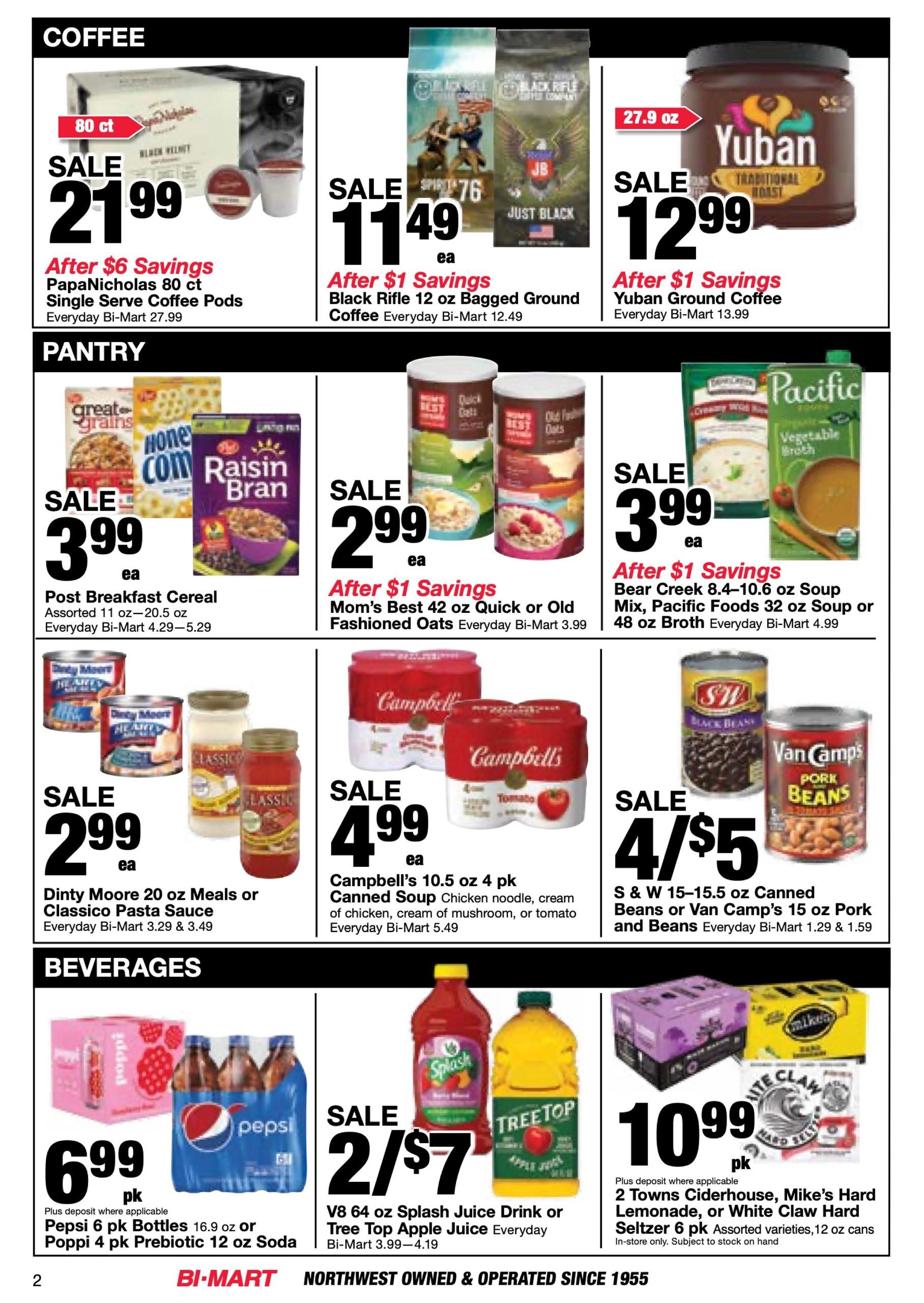 Bi-Mart Weekly Ad September 29 - October 12, 2026