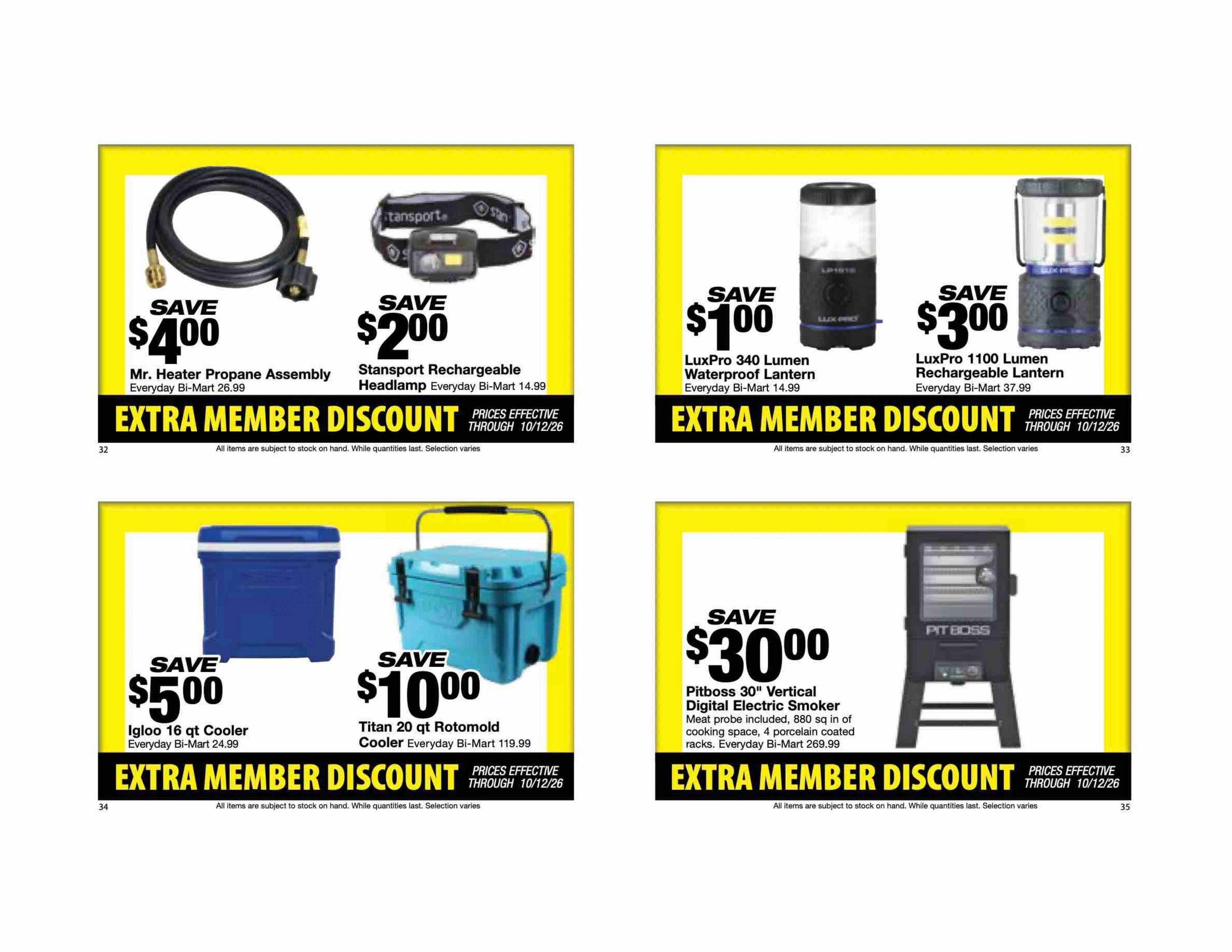 Bi-Mart Weekly Ad September 29 - October 12, 2026