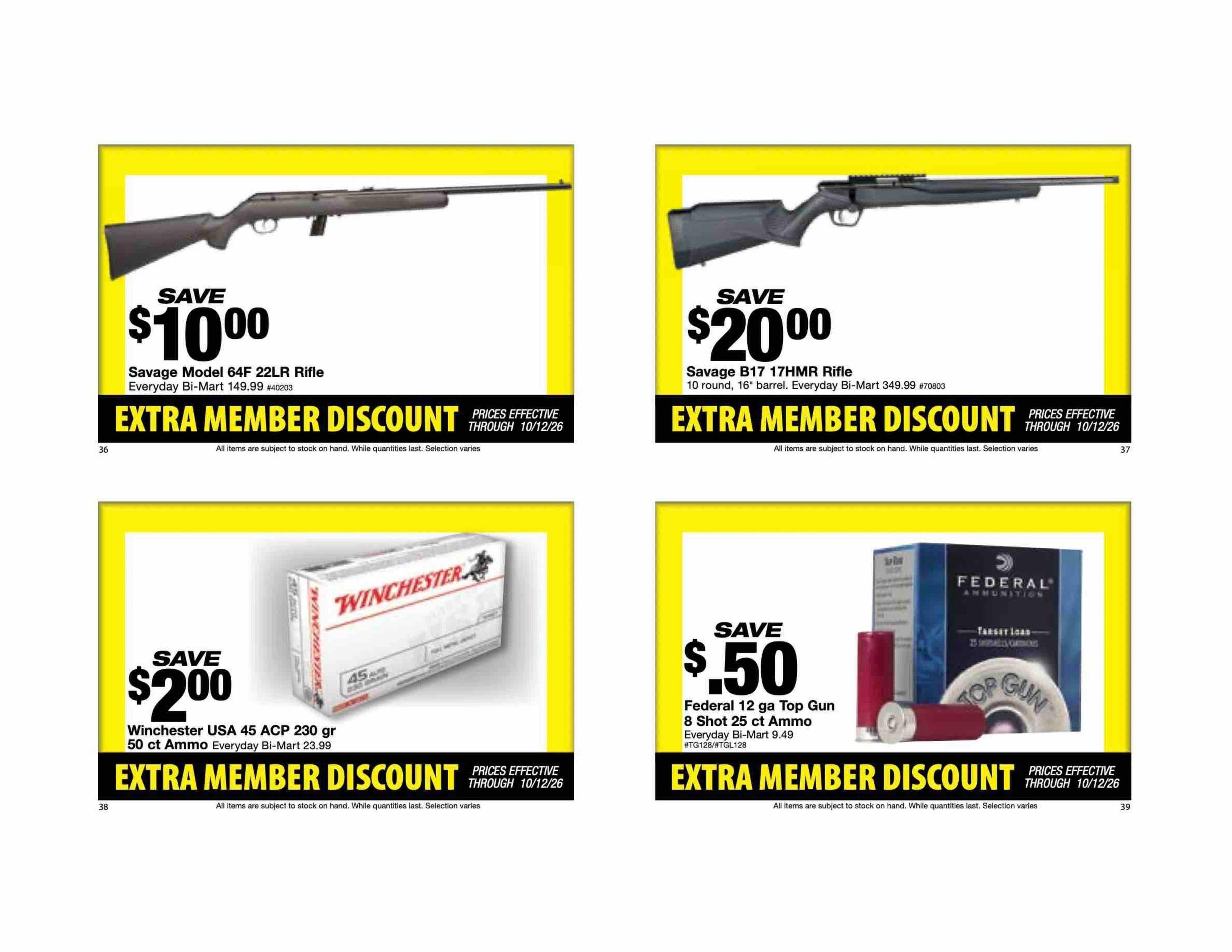 Bi-Mart Weekly Ad September 29 - October 12, 2026