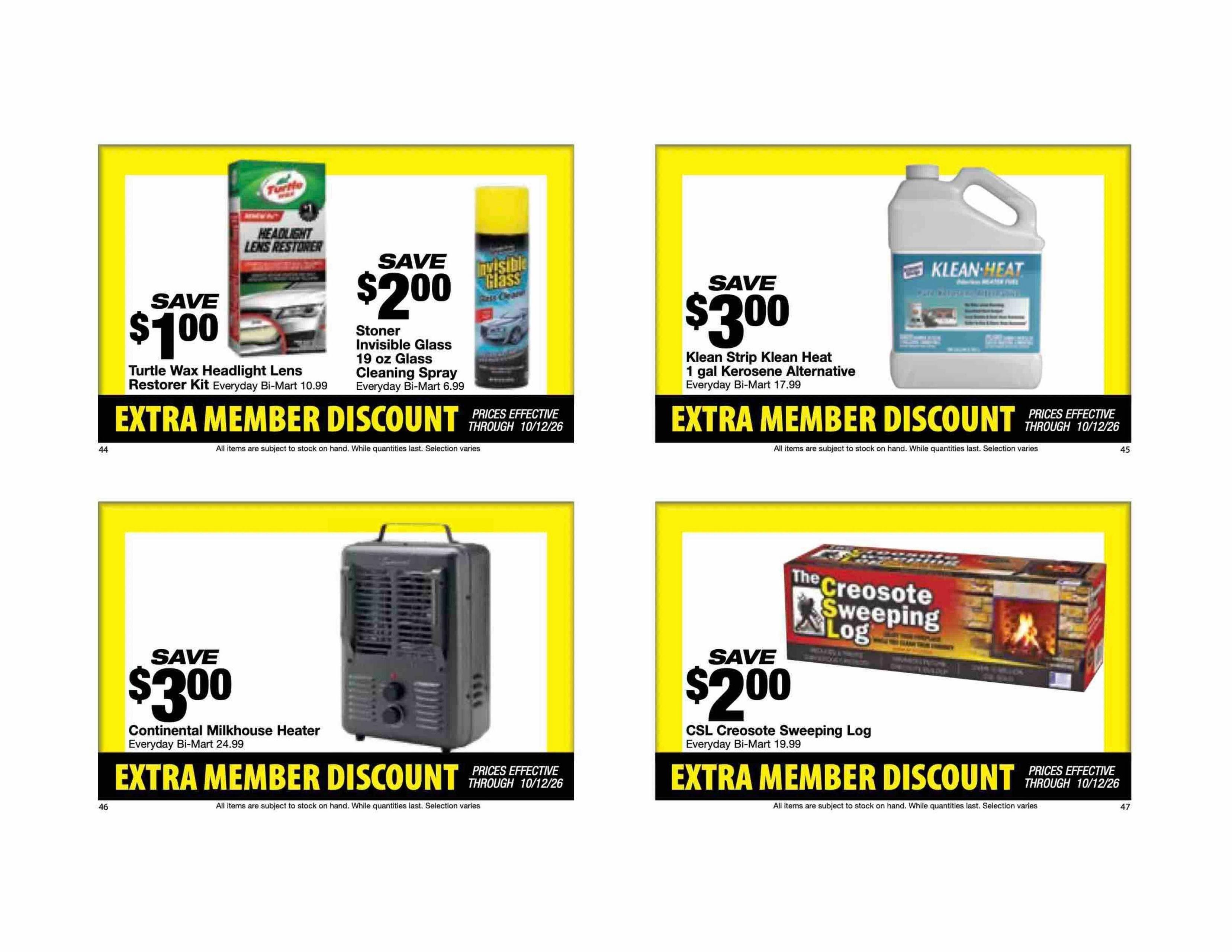 Bi-Mart Weekly Ad September 29 - October 12, 2026