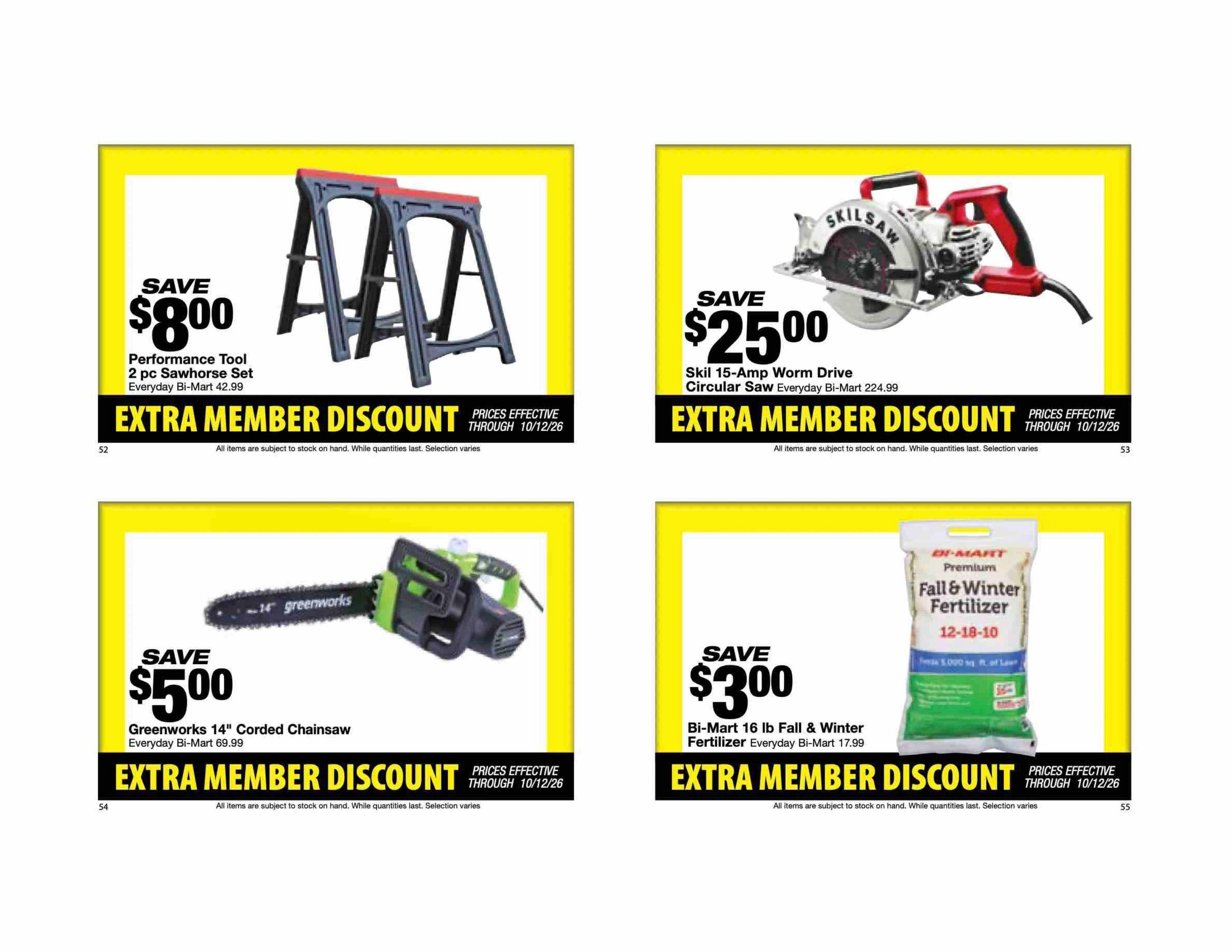 Bi-Mart Weekly Ad September 29 - October 12, 2026