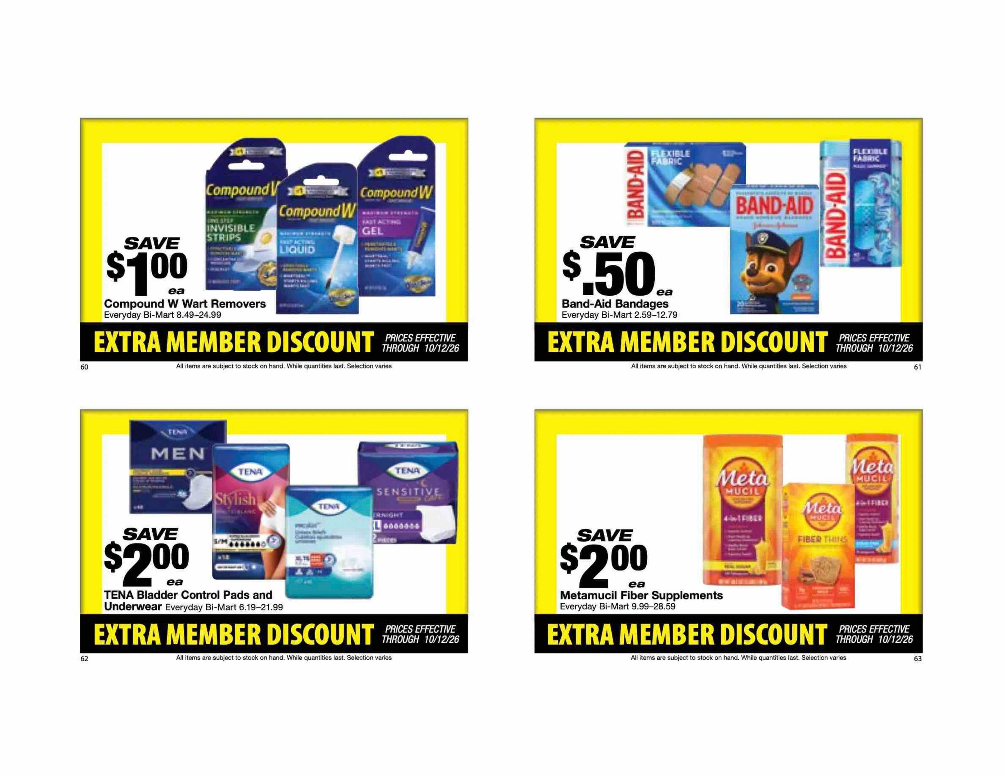 Bi-Mart Weekly Ad September 29 - October 12, 2026