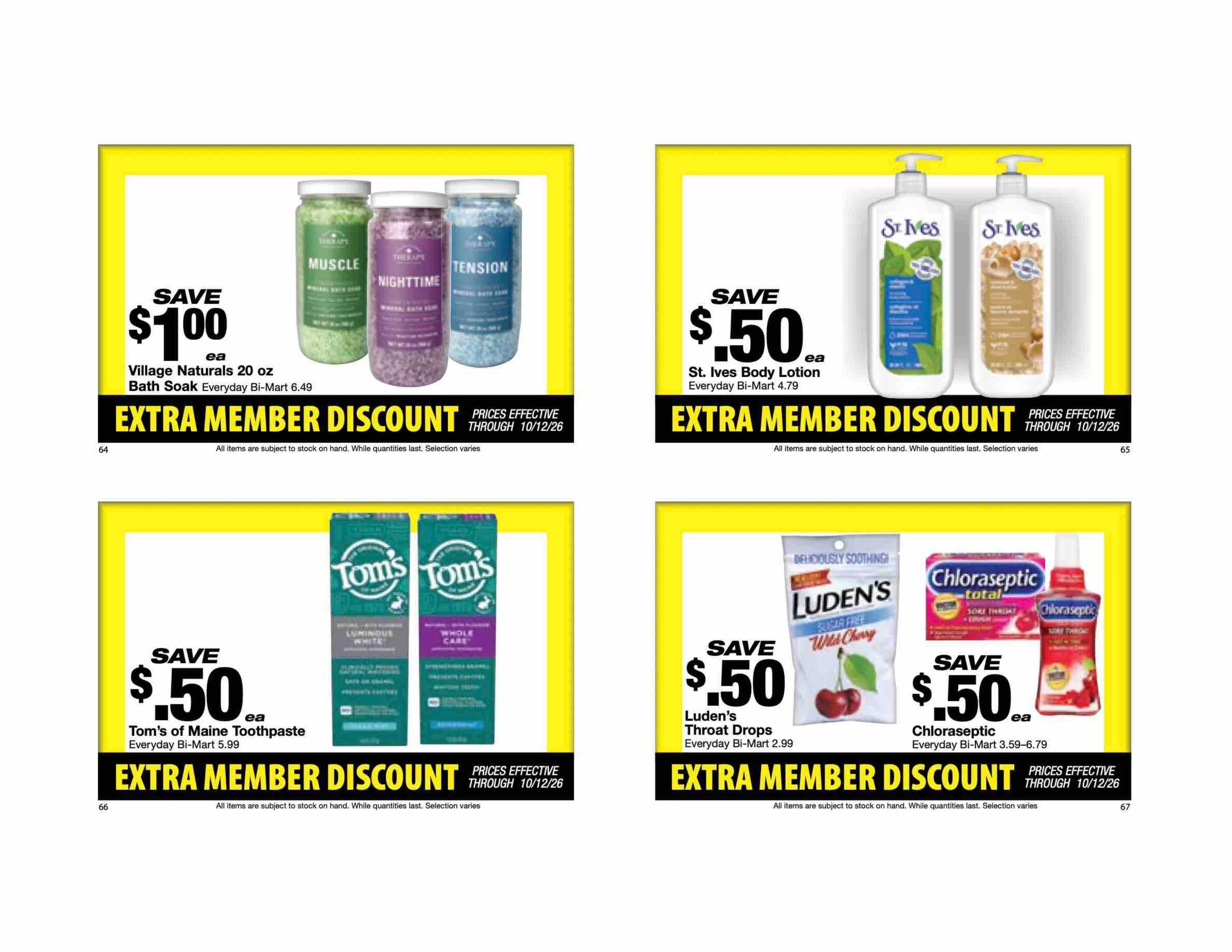 Bi-Mart Weekly Ad September 29 - October 12, 2026