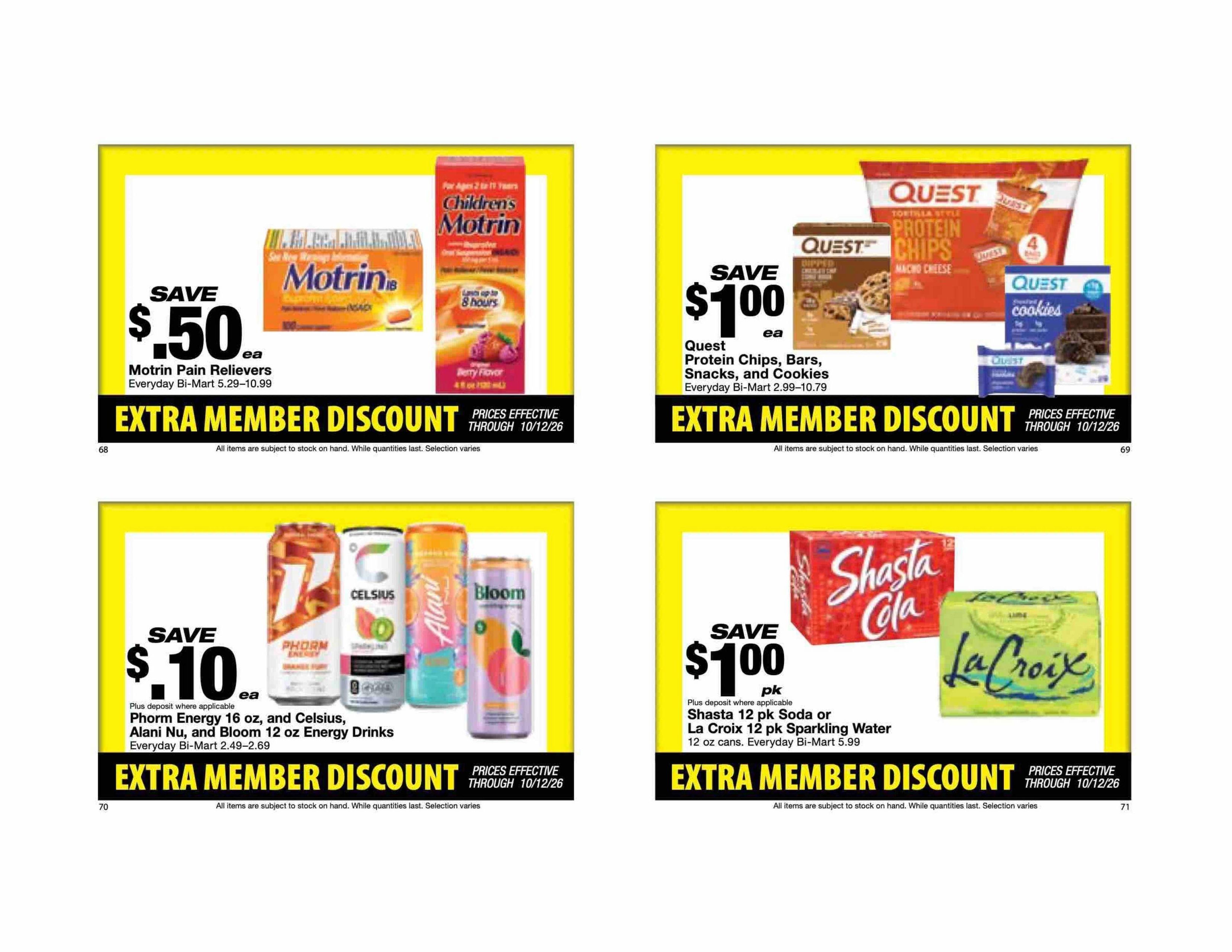 Bi-Mart Weekly Ad September 29 - October 12, 2026
