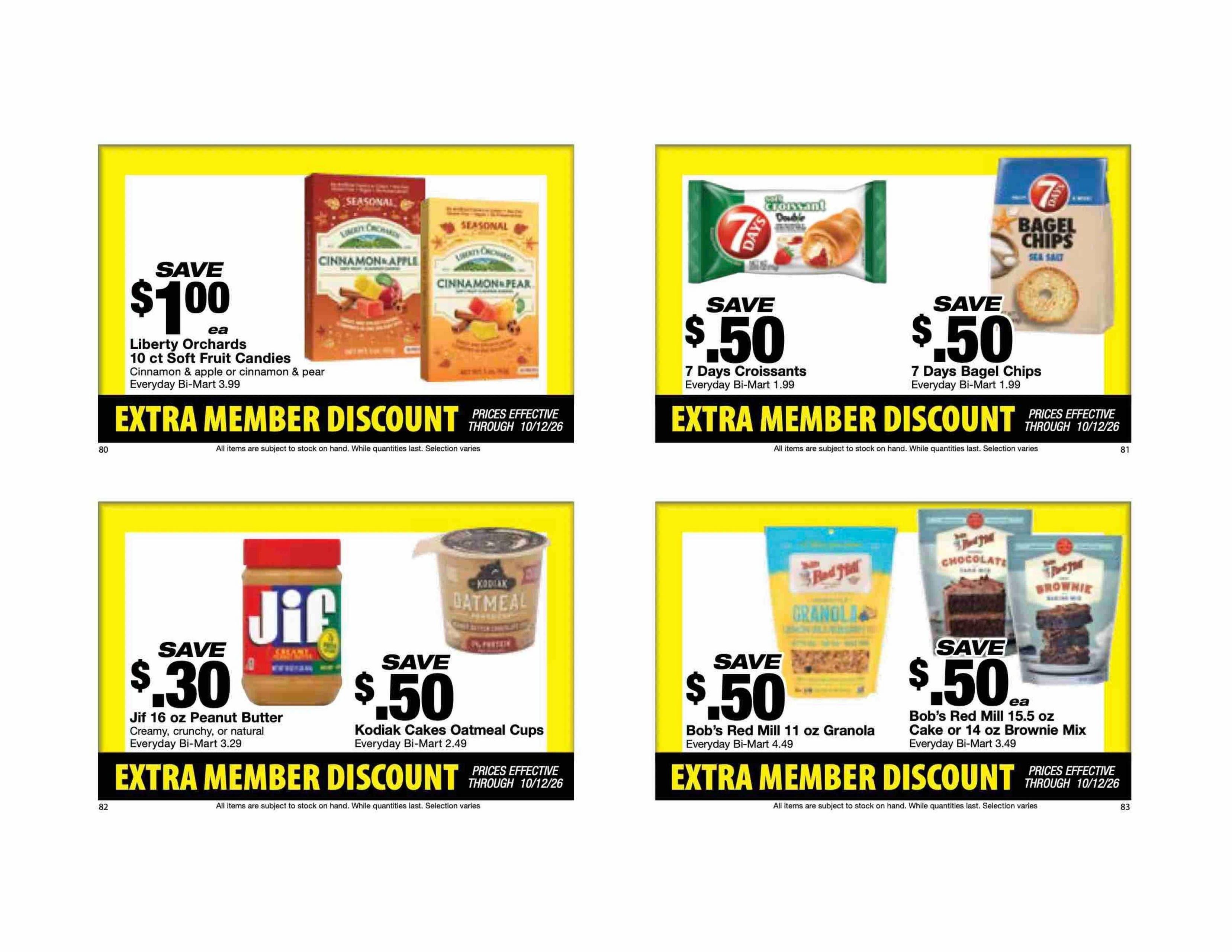 Bi-Mart Weekly Ad September 29 - October 12, 2026