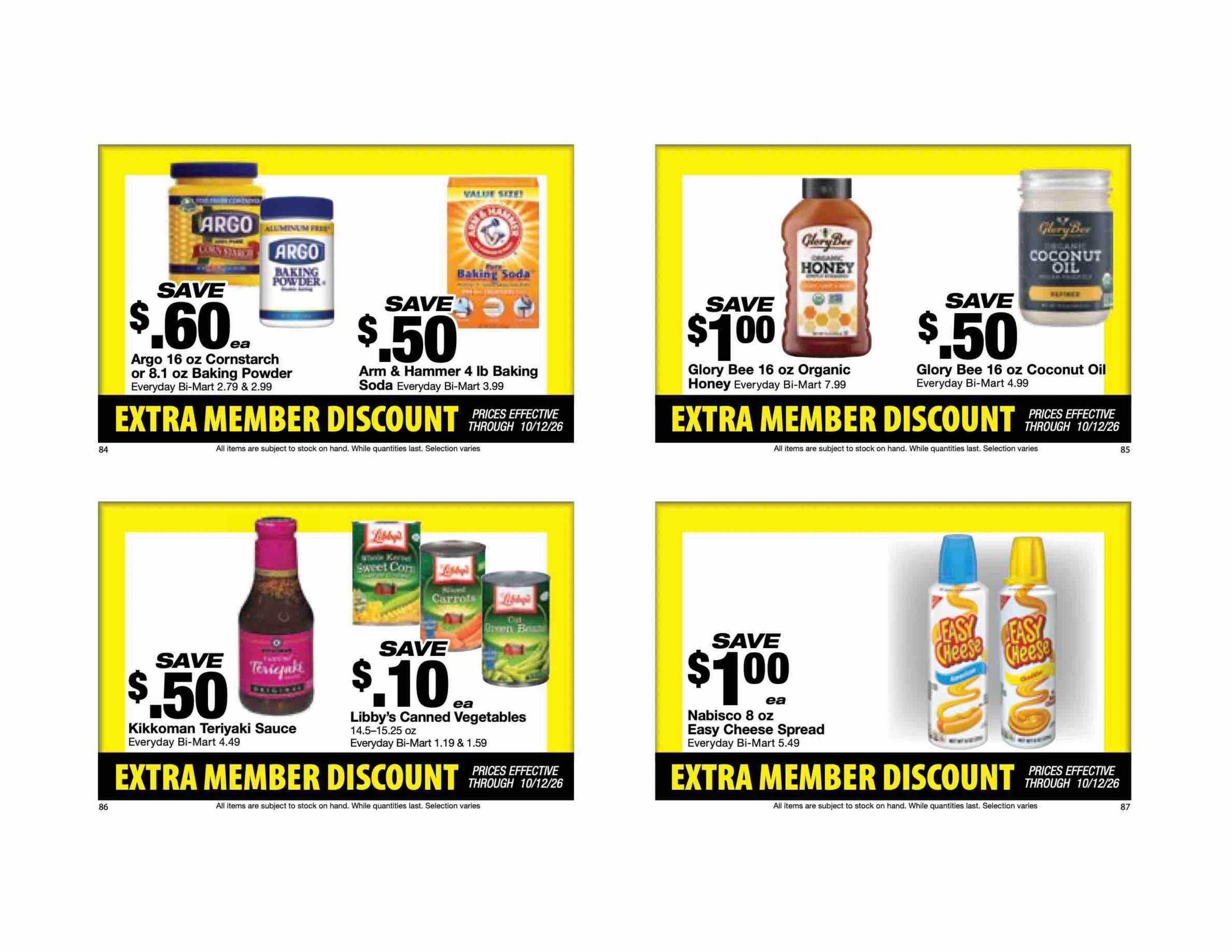 Bi-Mart Weekly Ad September 29 - October 12, 2026