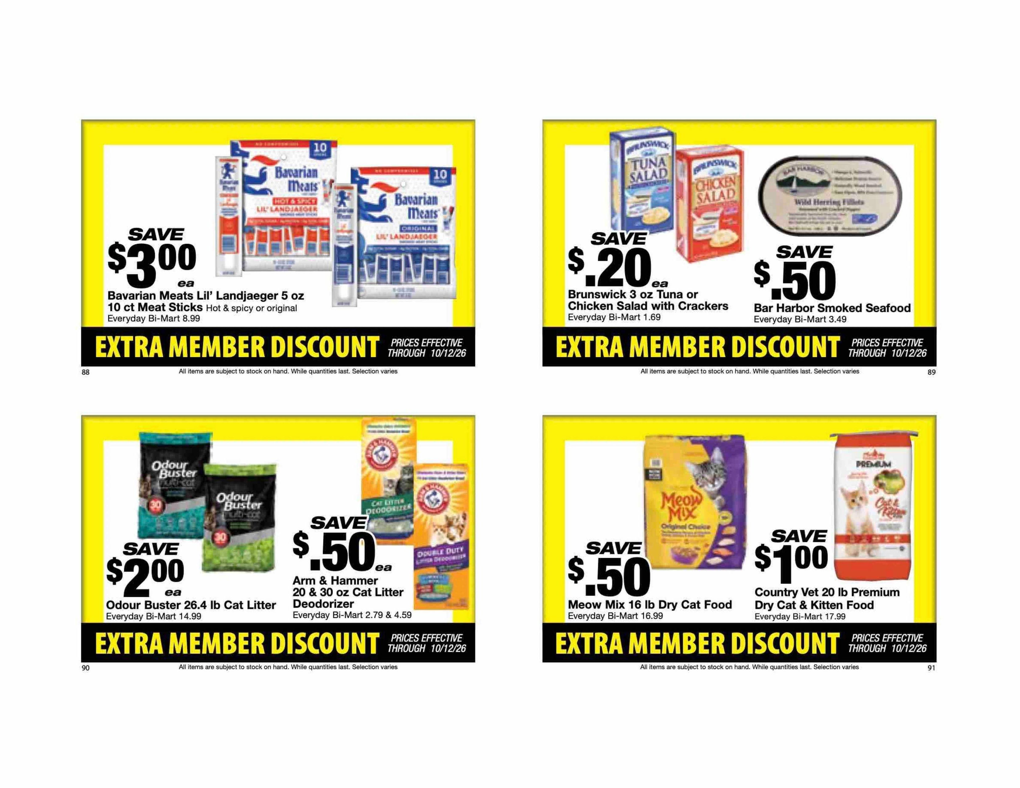 Bi-Mart Weekly Ad September 29 - October 12, 2026