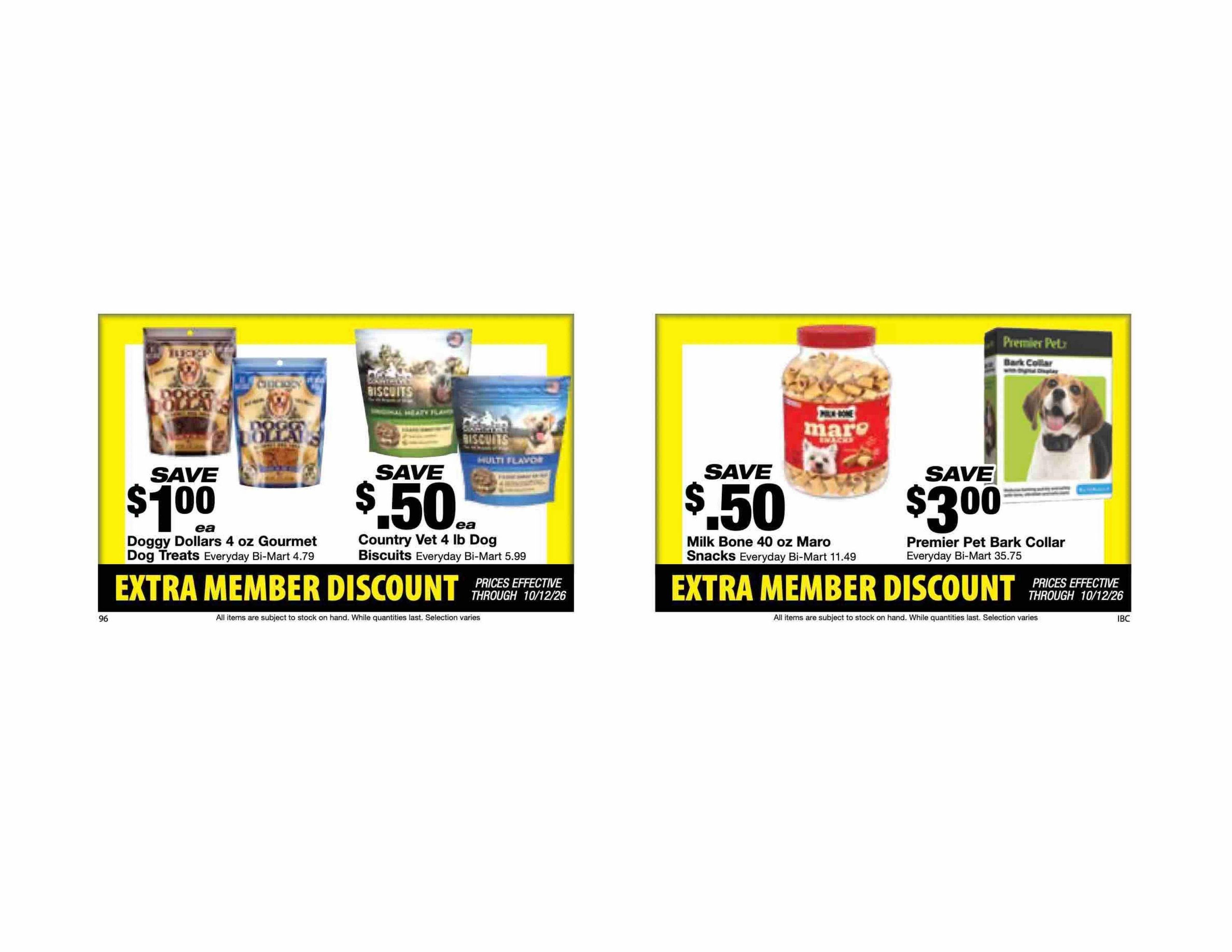 Bi-Mart Weekly Ad September 29 - October 12, 2026