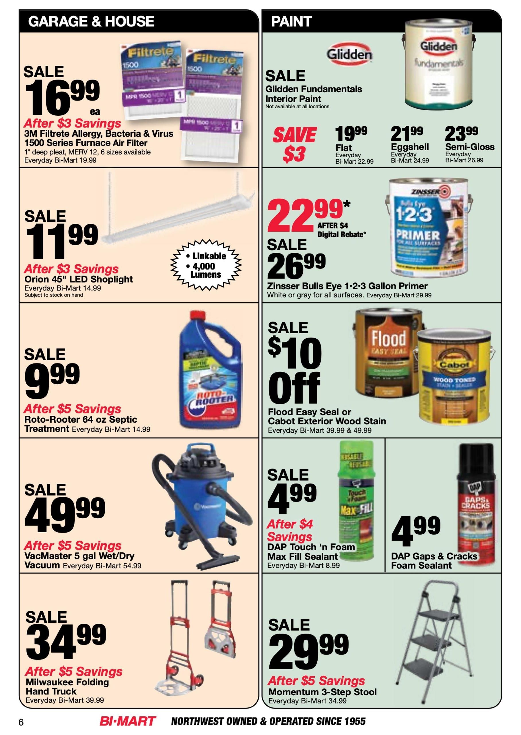Bi-Mart Weekly Ad September 29 - October 12, 2026