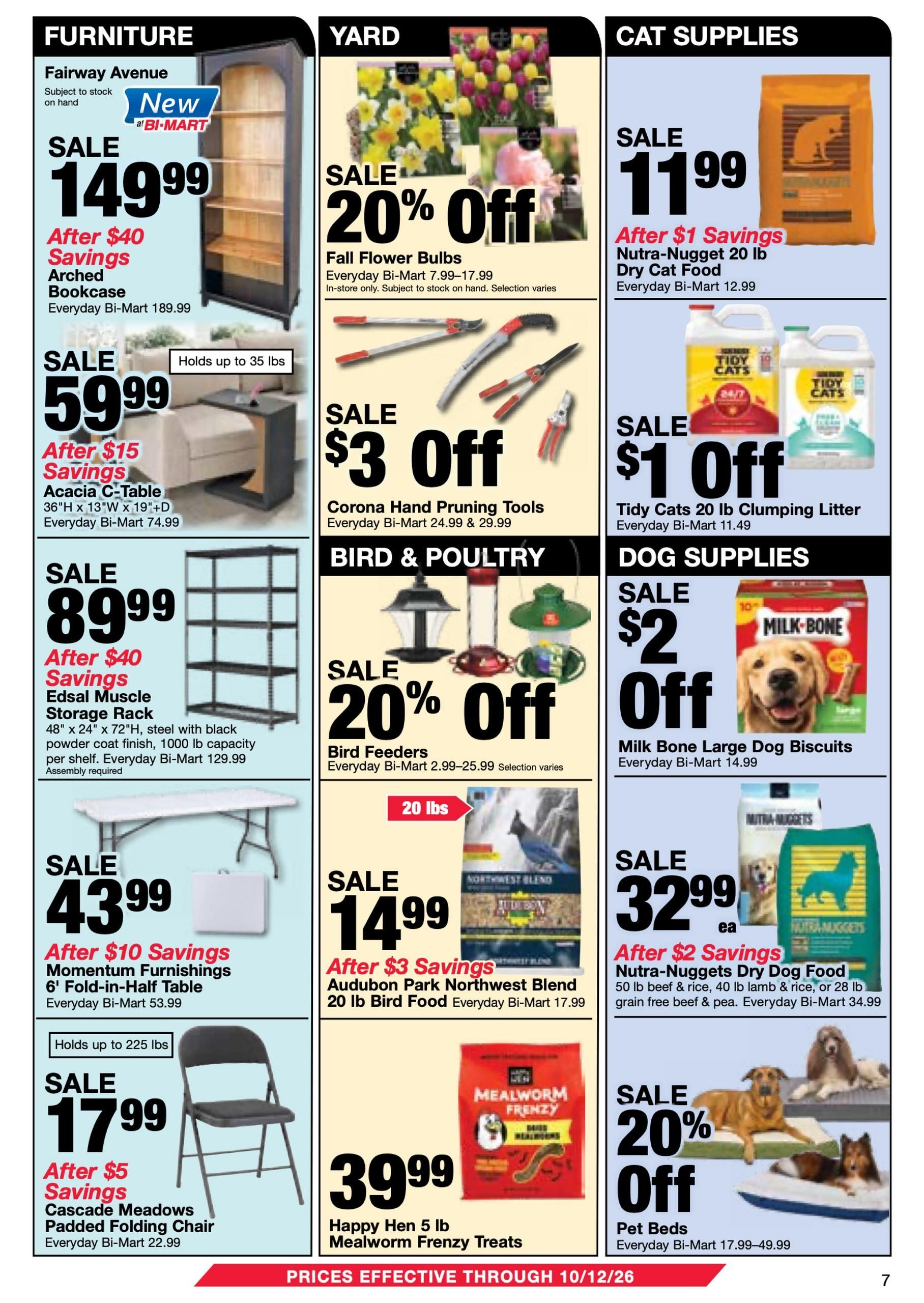 Bi-Mart Weekly Ad September 29 - October 12, 2026