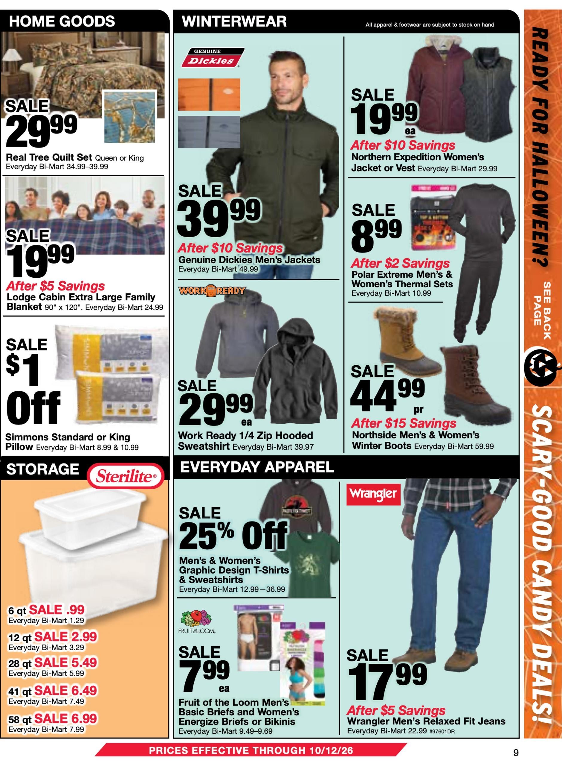 Bi-Mart Weekly Ad September 29 - October 12, 2026