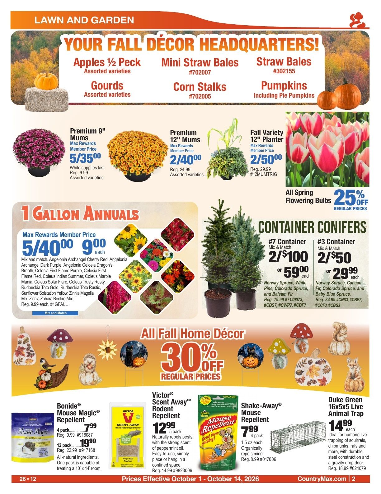 CountryMax Weekly Ad October 1 - 14, 2026
