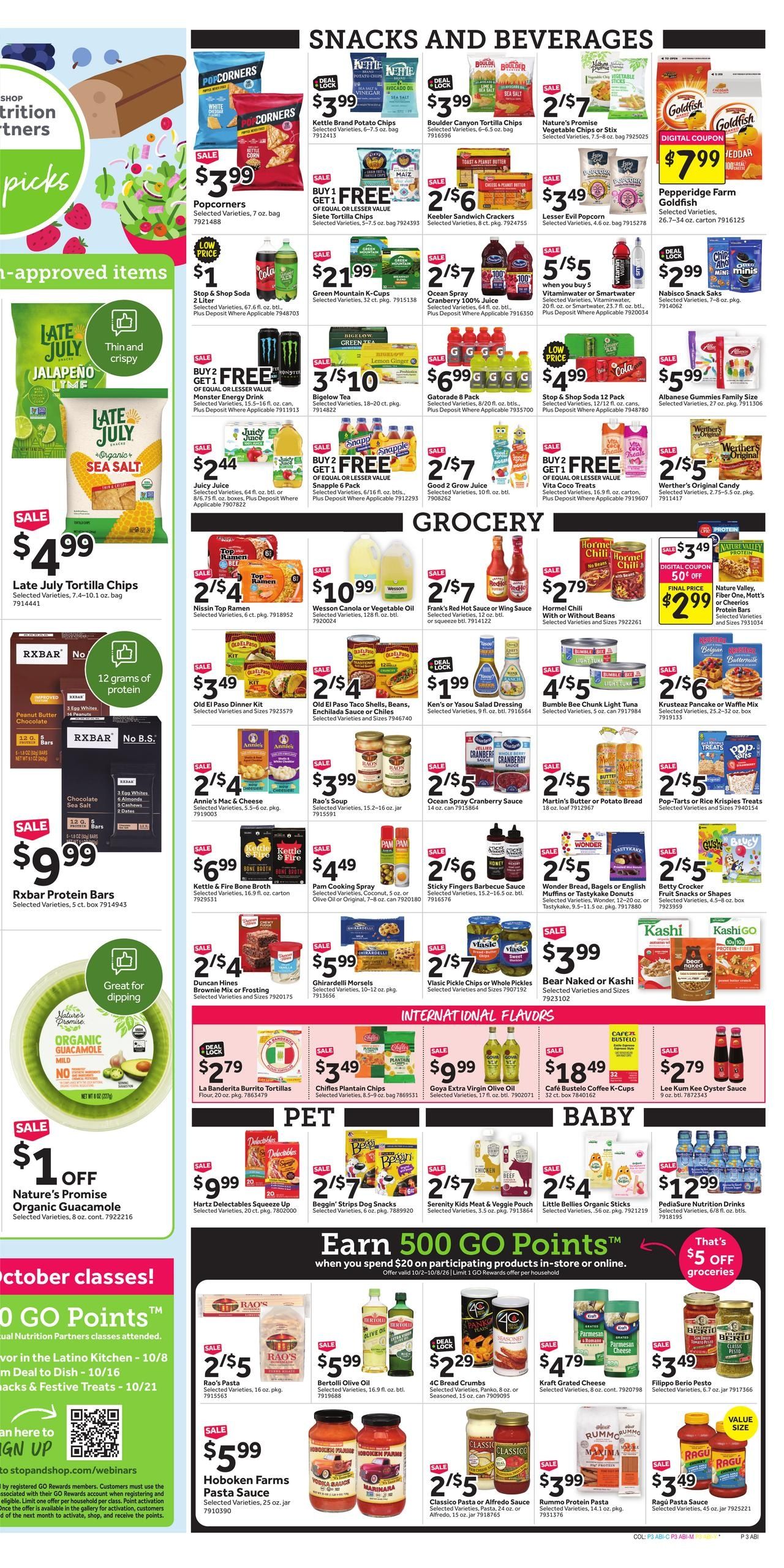 Stop & Shop (Athol Area, MA) Weekly Ad October 2 - 8, 2026