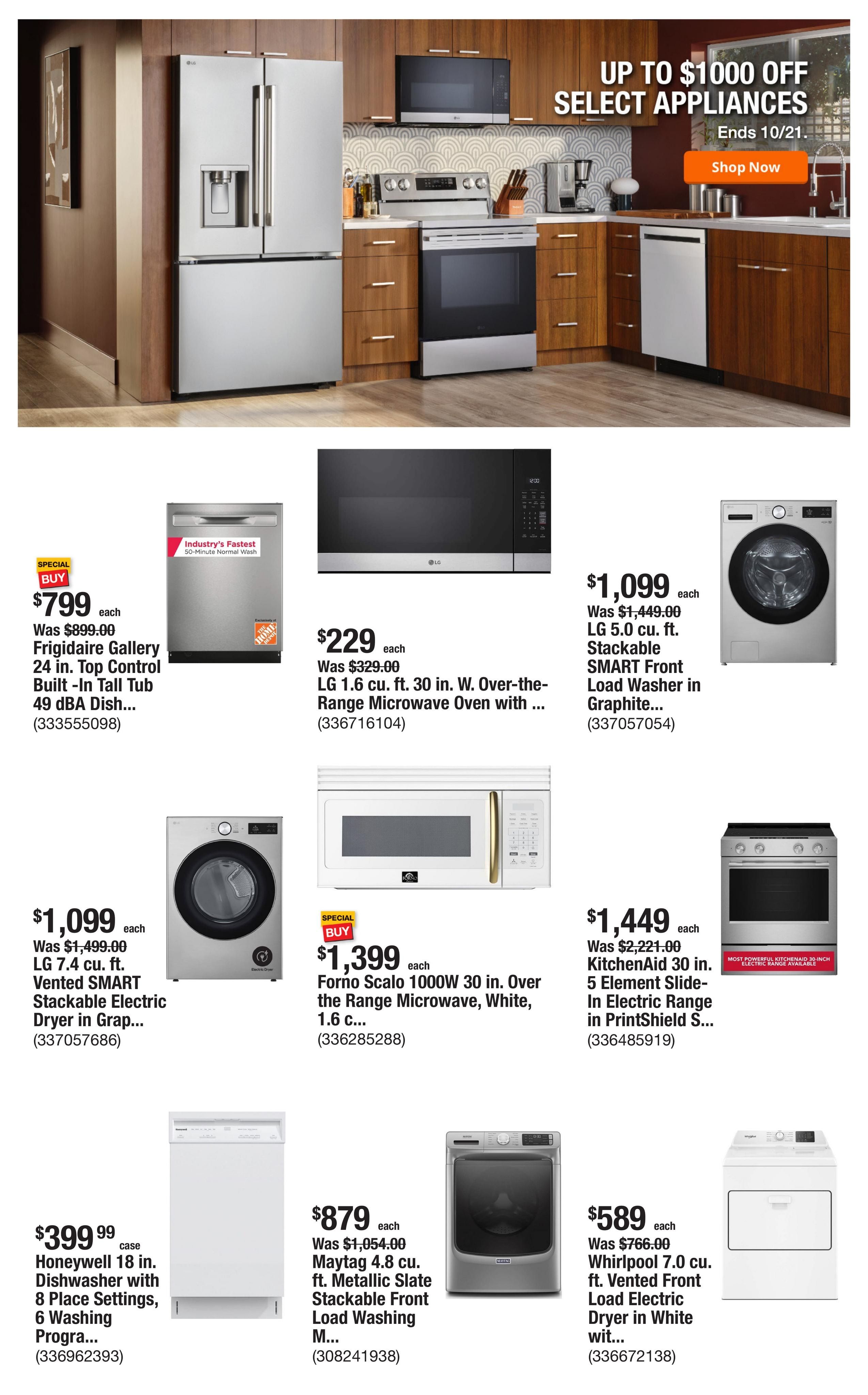 Home Depot (Gowen Area, MI) Weekly Ad October 1 - 8, 2026