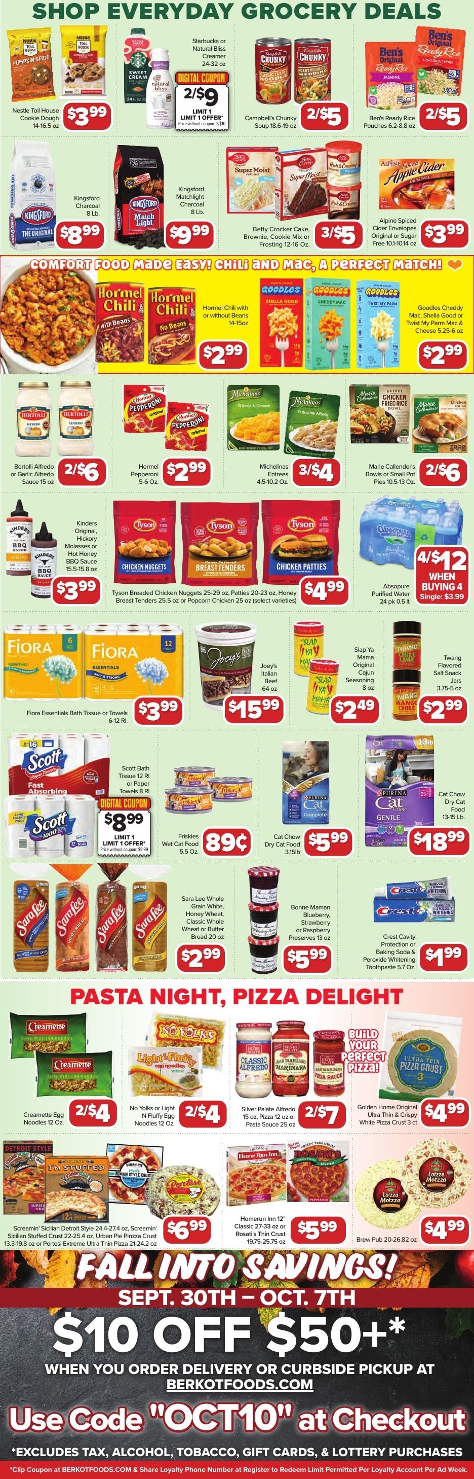Berkot's Super Foods (Dyer, IN) Weekly Ad October 1 - 7, 2026