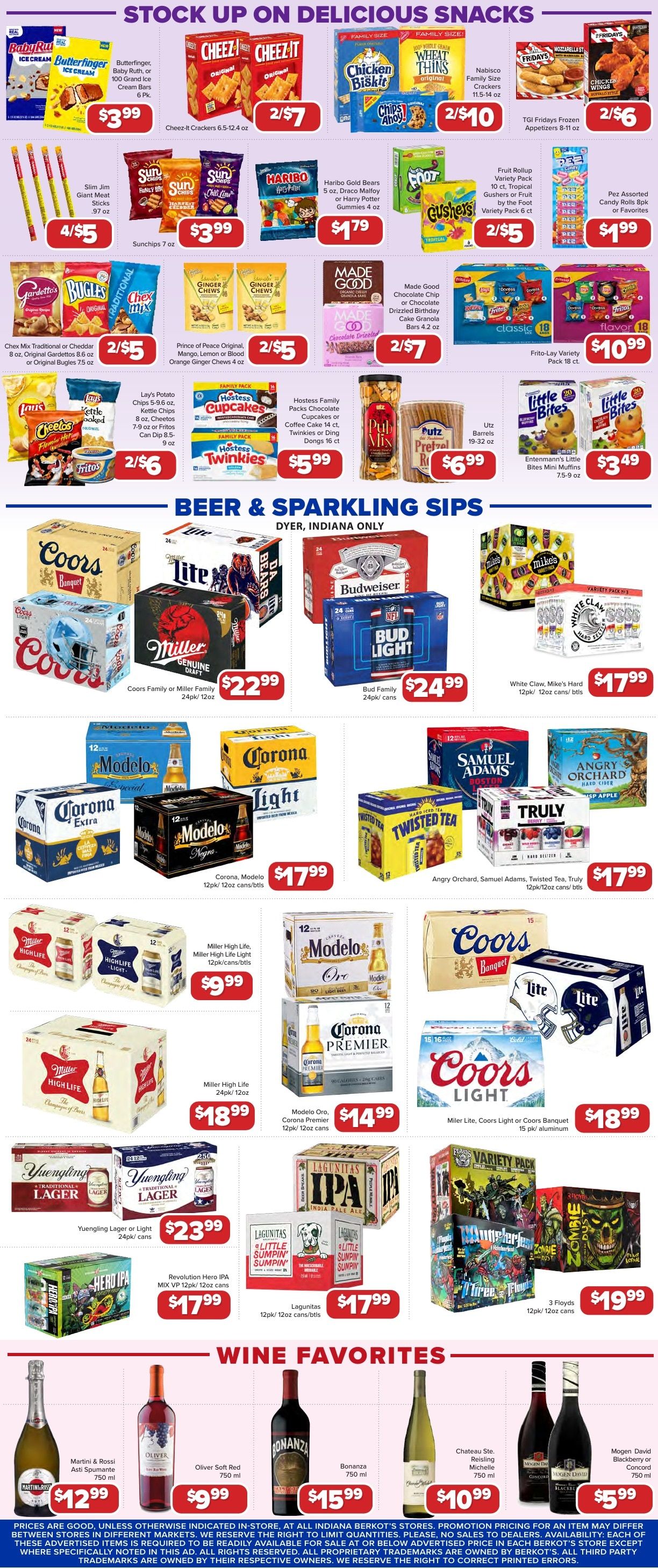 Berkot's Super Foods (Dyer, IN) Weekly Ad October 1 - 7, 2026