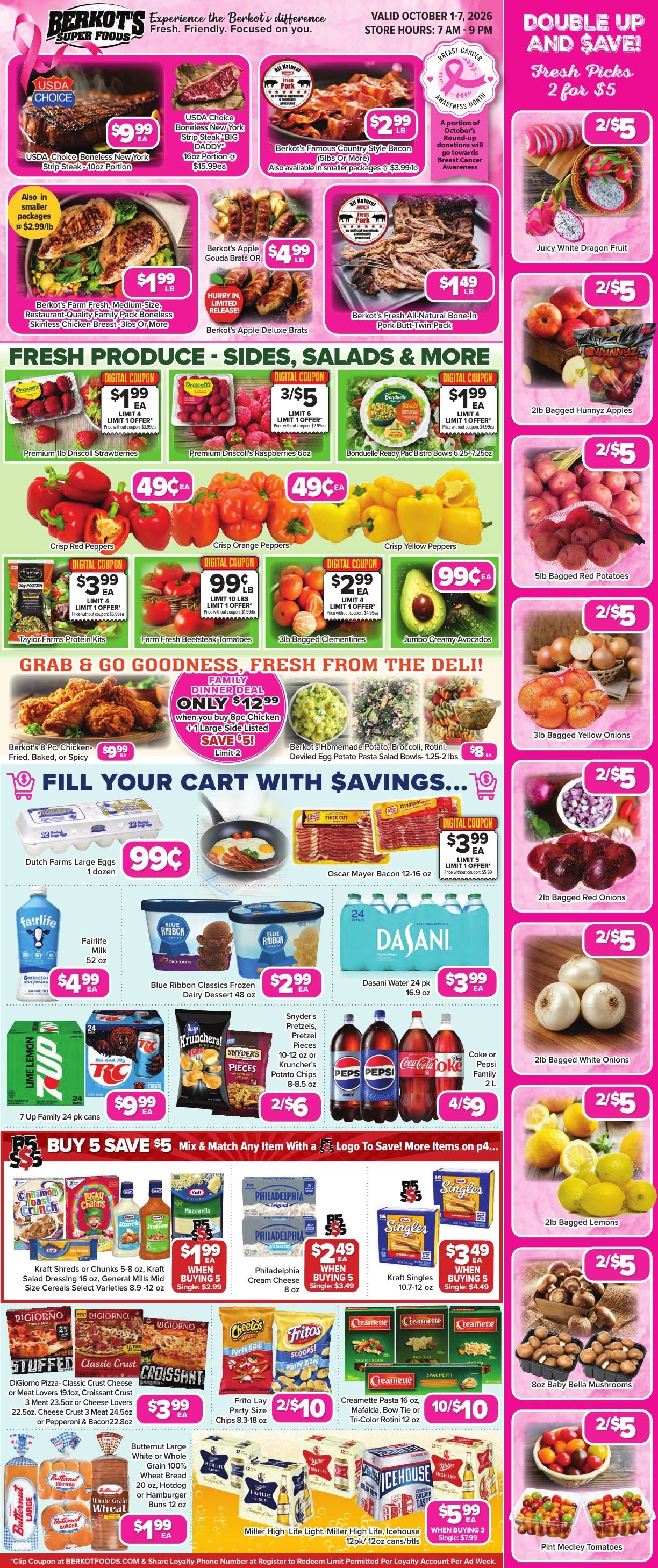 Berkot's Super Foods (Illinois) Weekly Ad October 1 - 7, 2026