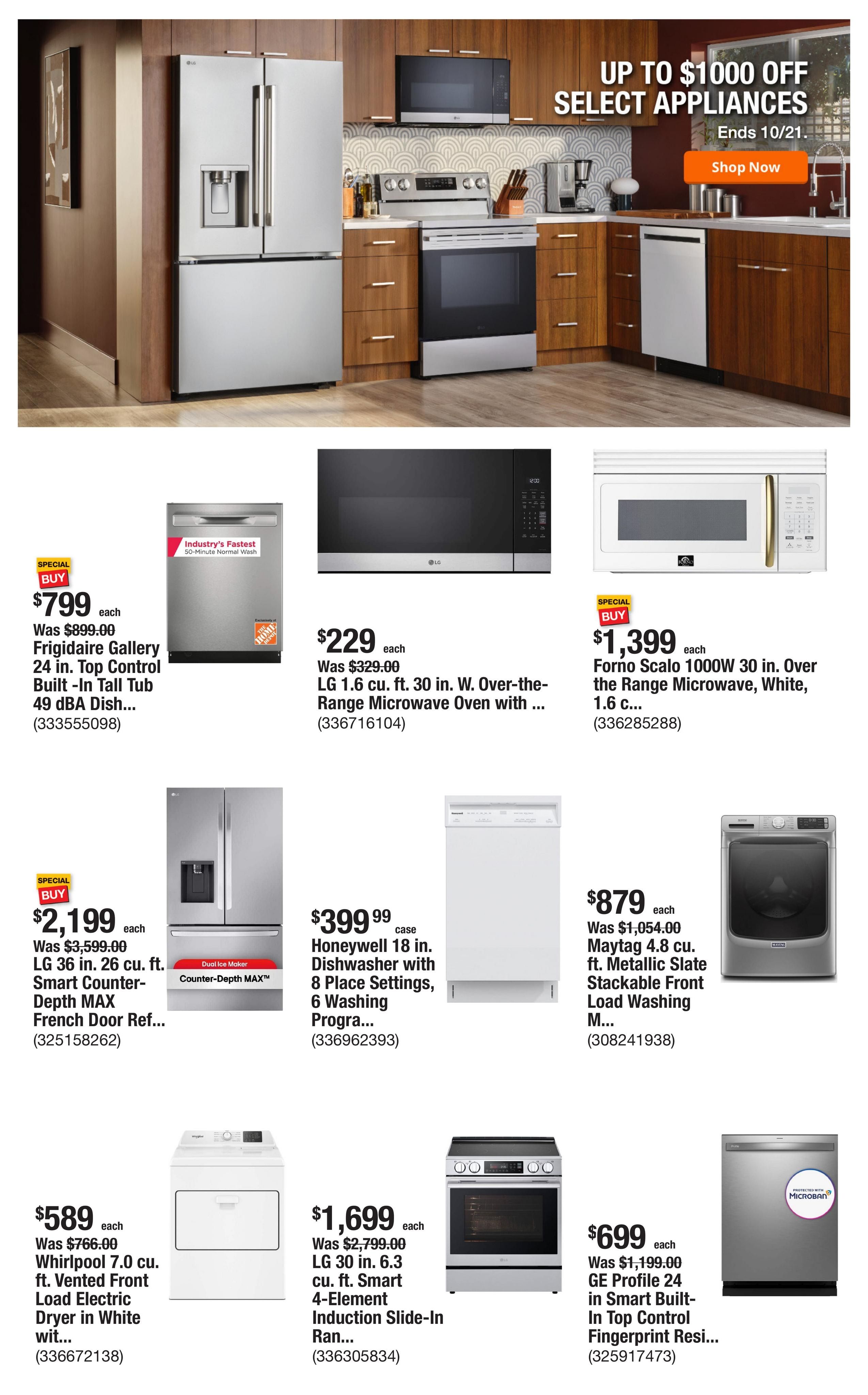 Home Depot (Brattleboro Area, VT) Weekly Ad October 1 - 8, 2026