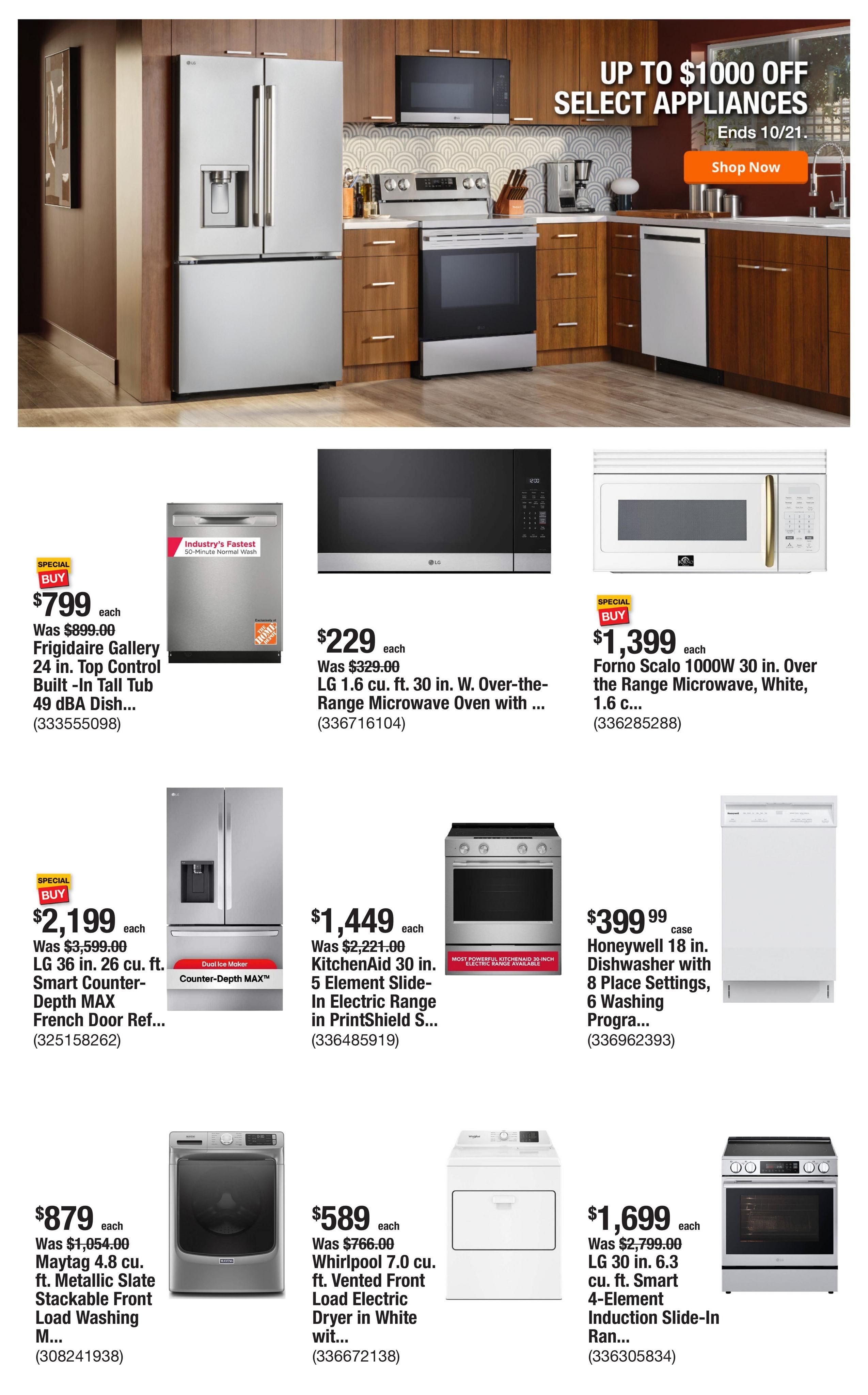Home Depot (Bethany Area, CT) Weekly Ad October 1 - 8, 2026