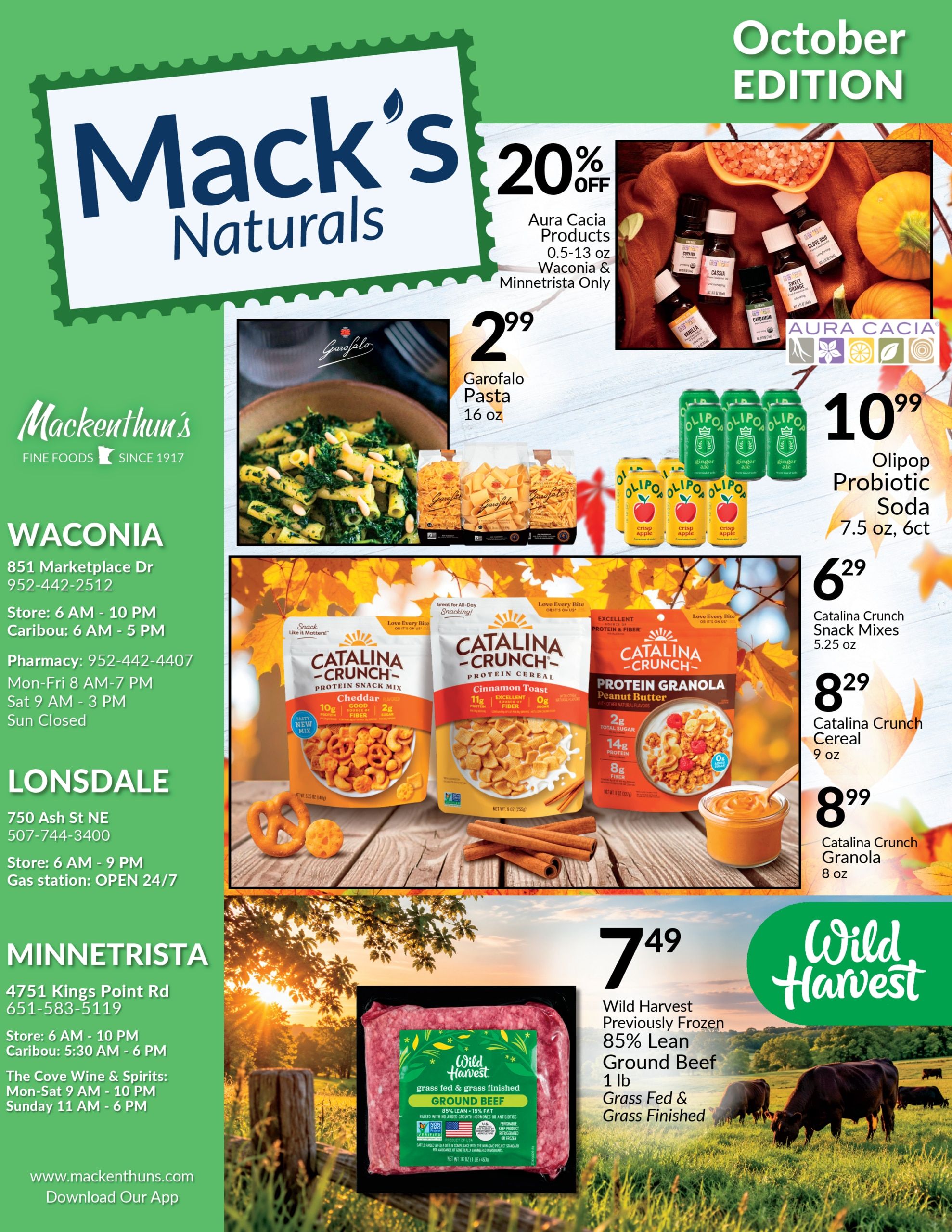 Mackenthun's Monthly Naturals Weekly Ad October 1 - 31, 2026