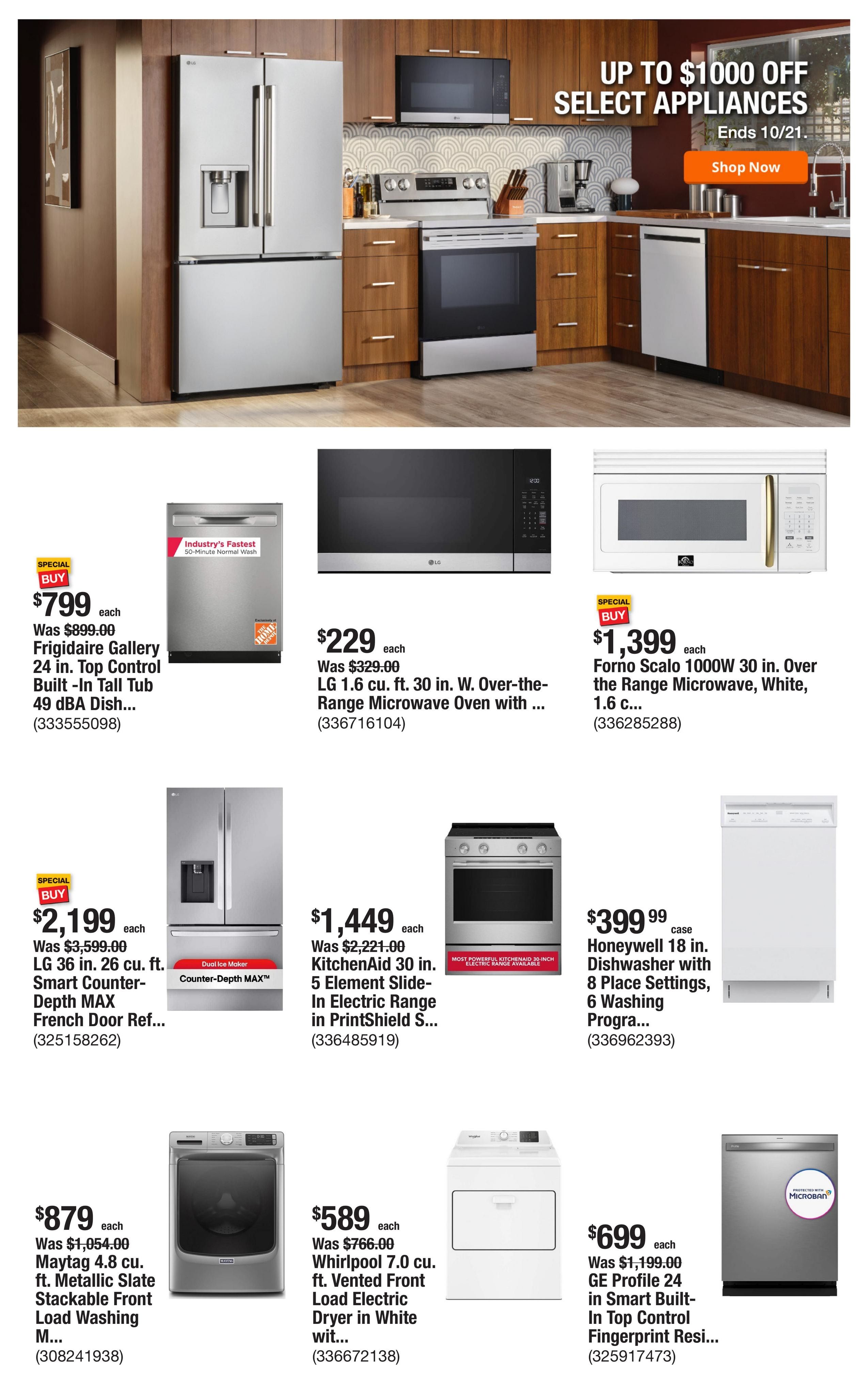Home Depot (Avon Area, IN) Weekly Ad October 1 - 8, 2026