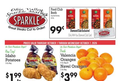 Sparkle Markets (East Liverpool Area, OH) Weekly Ad October 1 - 7, 2026