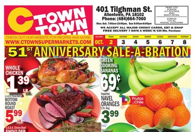 C Town (Allentown Area, PA) Weekly Ad October 2 - 8, 2026