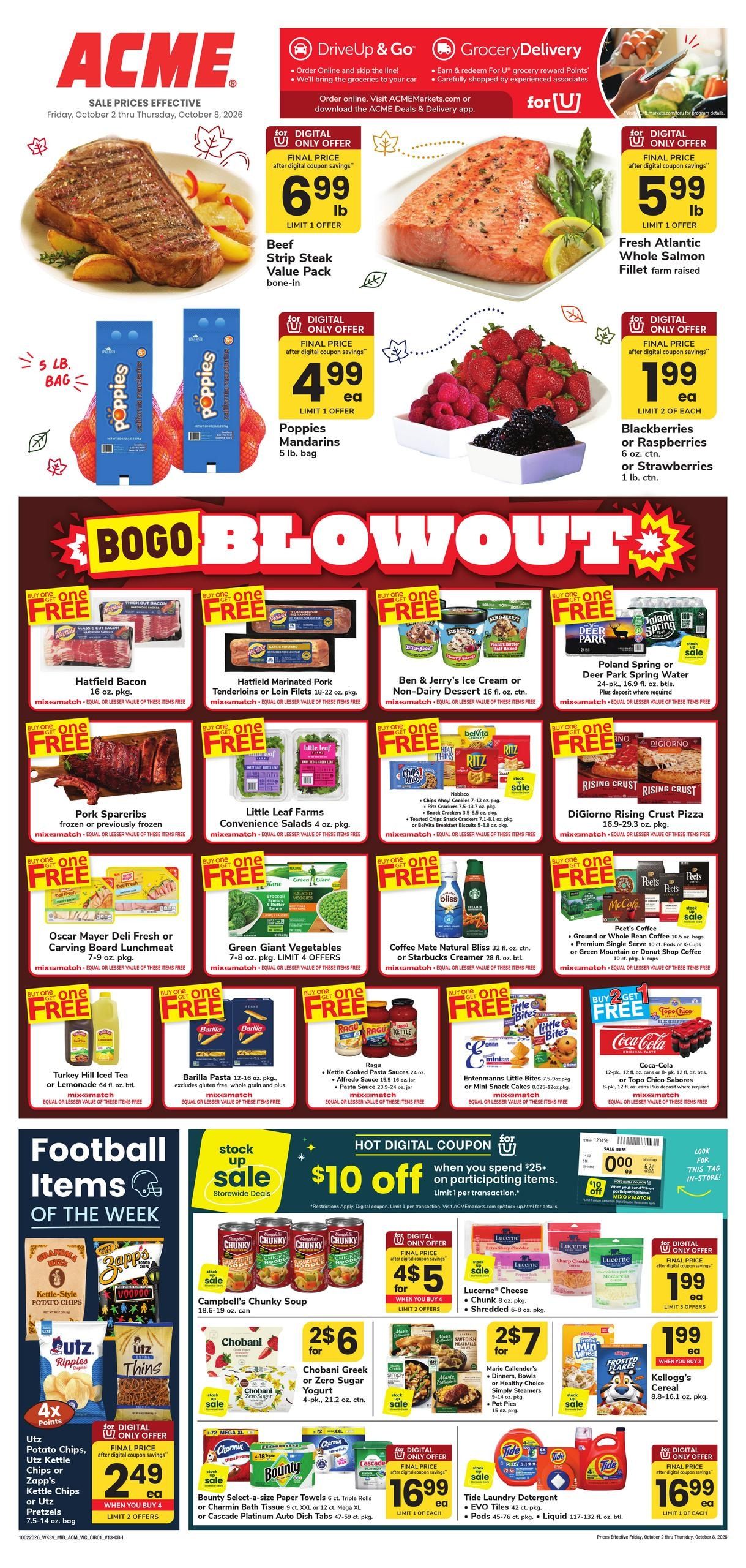 Acme Markets (Stamford Area, CT) Weekly Ad October 2 - 8, 2026