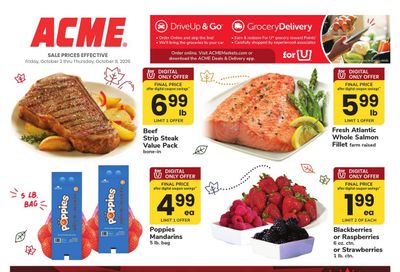 Acme Markets (Stamford Area, CT) Weekly Ad October 2 - 8, 2026