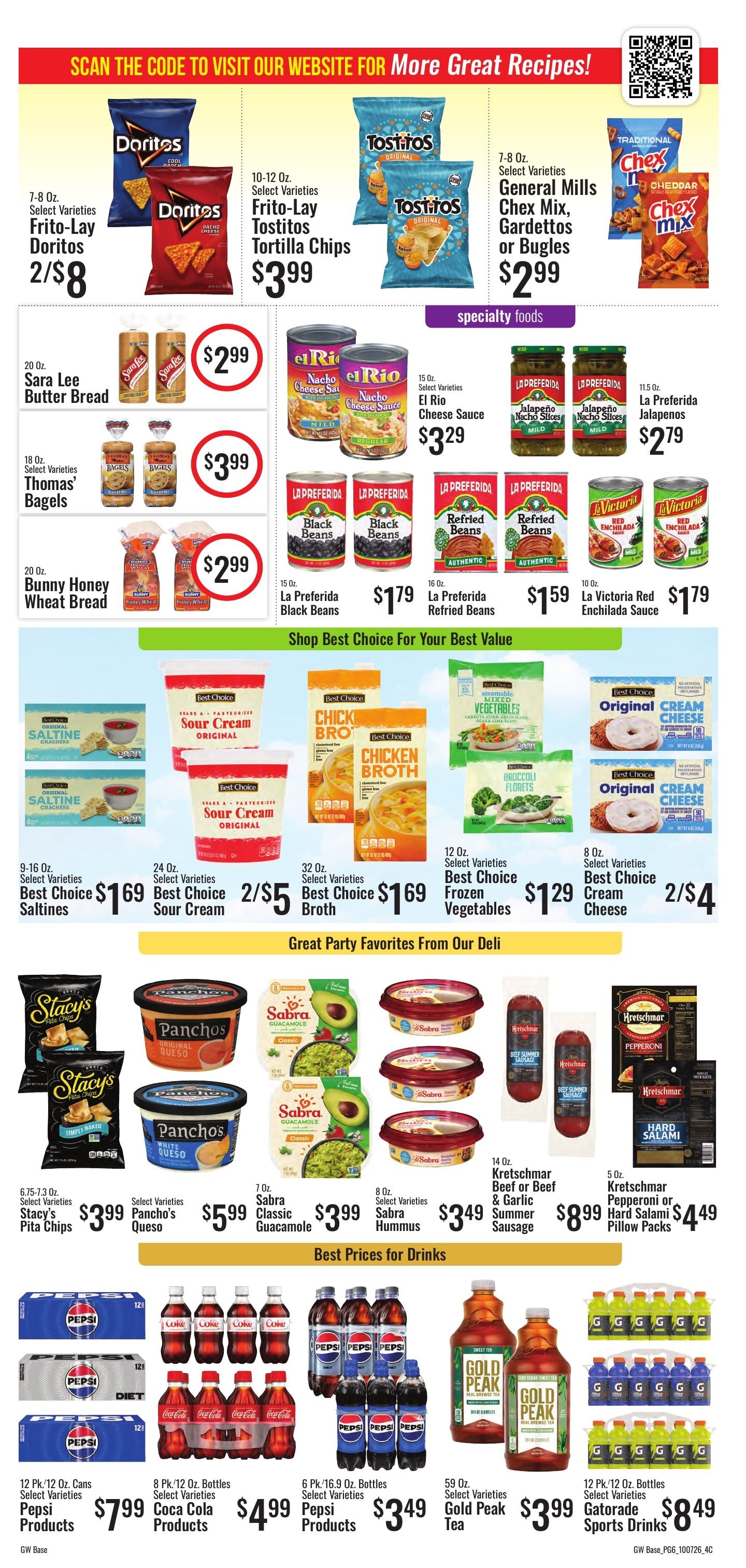 Hudson's Super Market Weekly Ad October 6 - 19, 2026